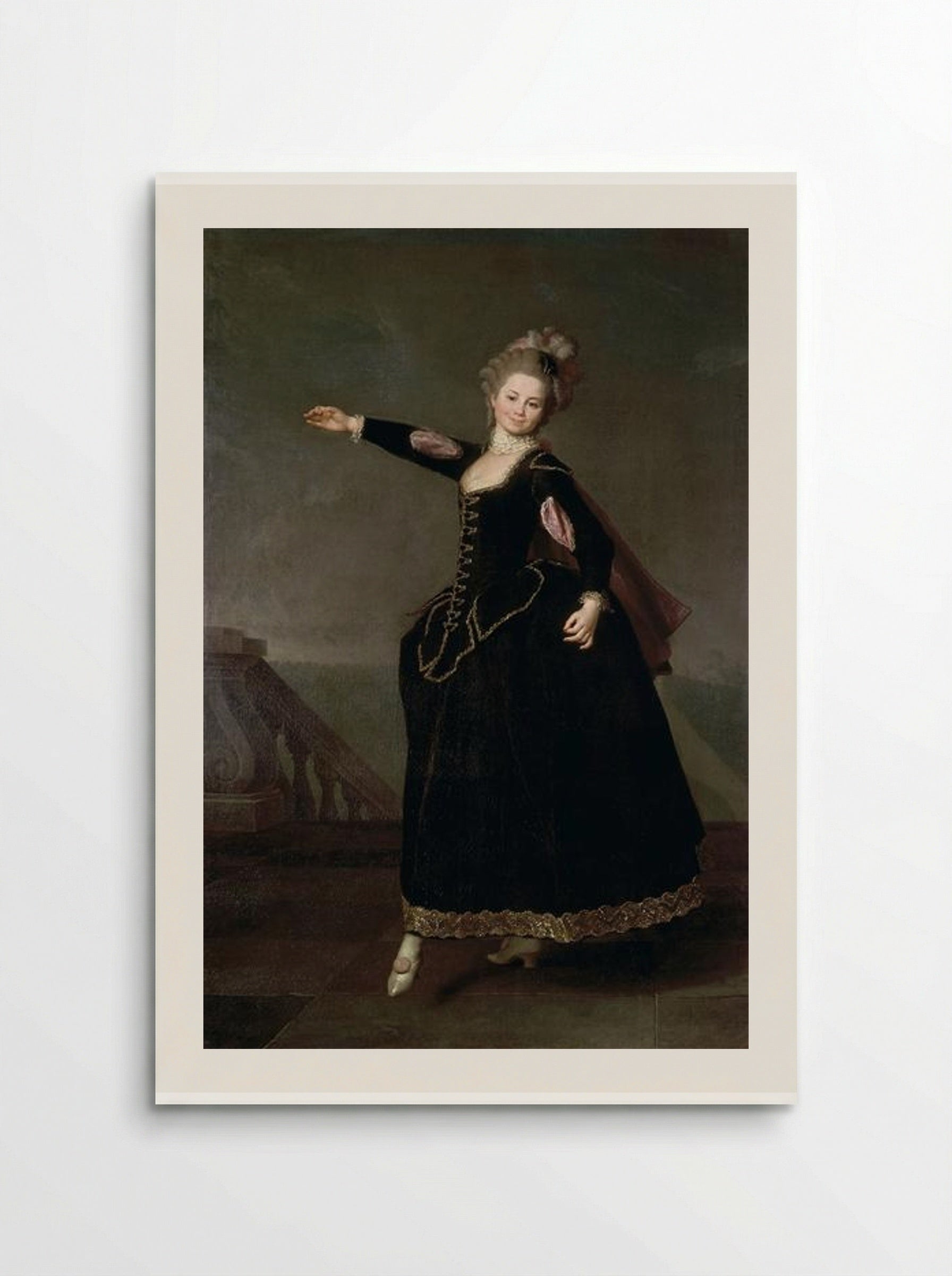 Portrait of Natalia Borshchova - Dmitry Levitzky - Poster