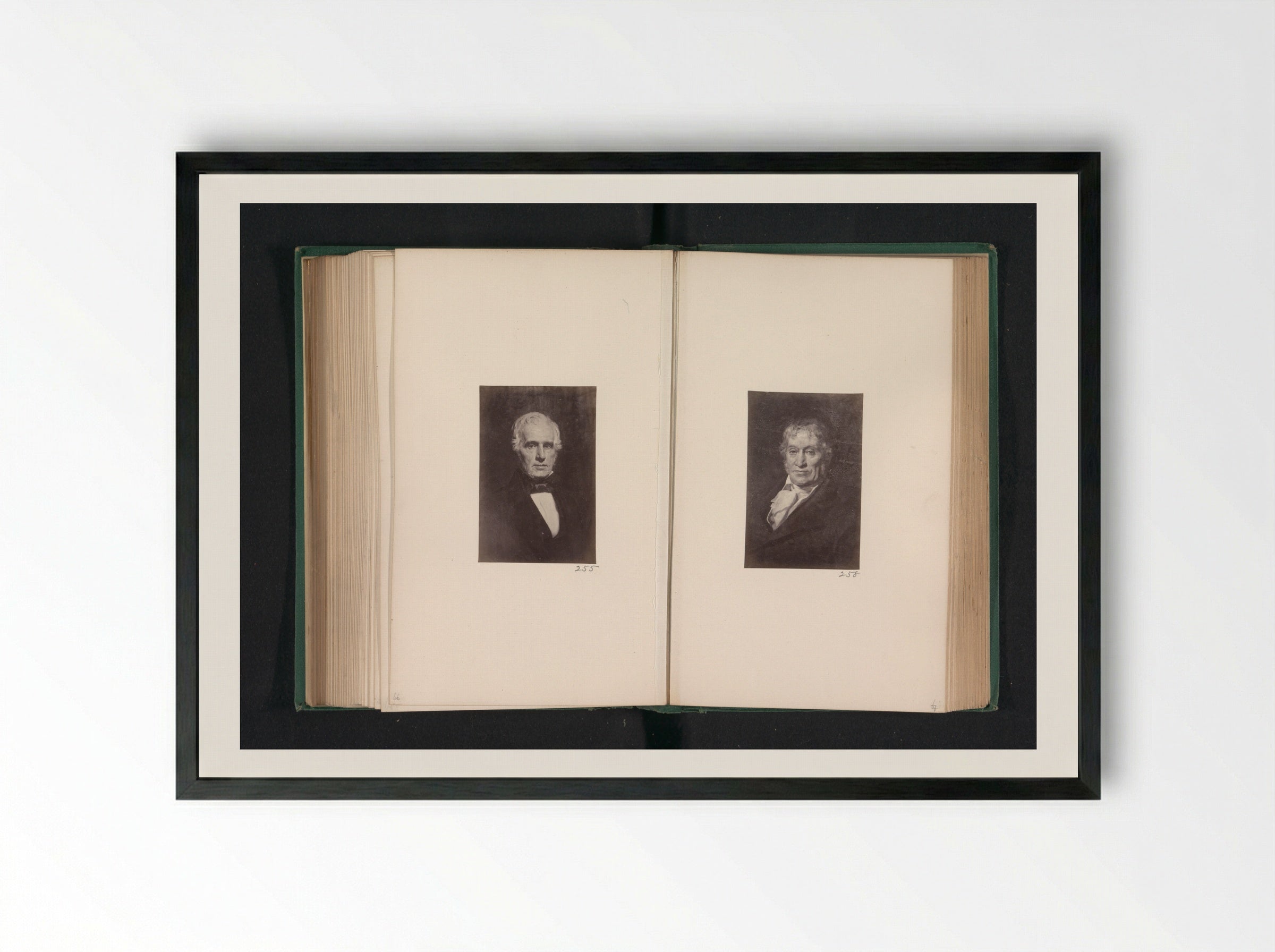 Portrait of Nathaniel Stevenson - Thomas Annan - Framed Print Black