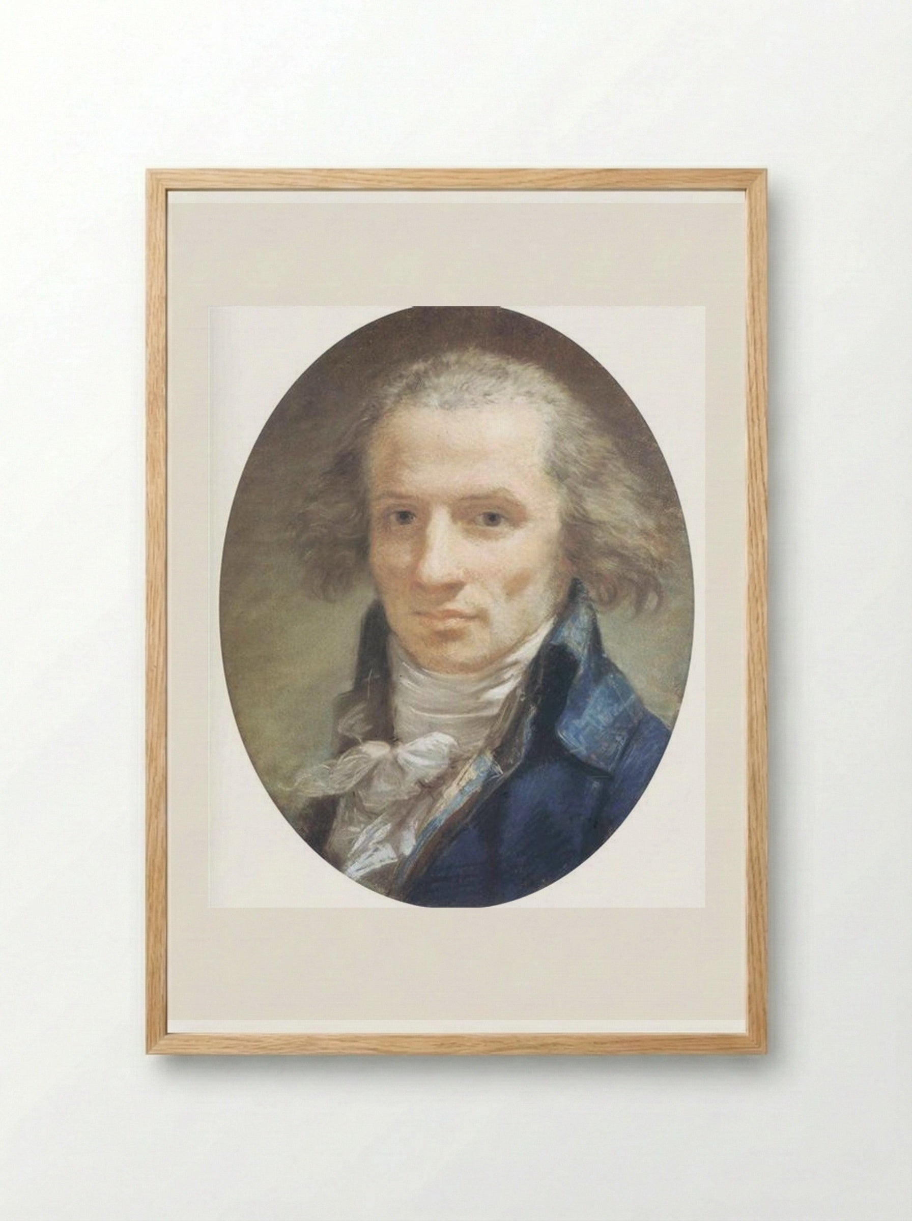 Portrait of Nicolas Perchet - Pierre-Paul Prud'hon - Framed Print Wood