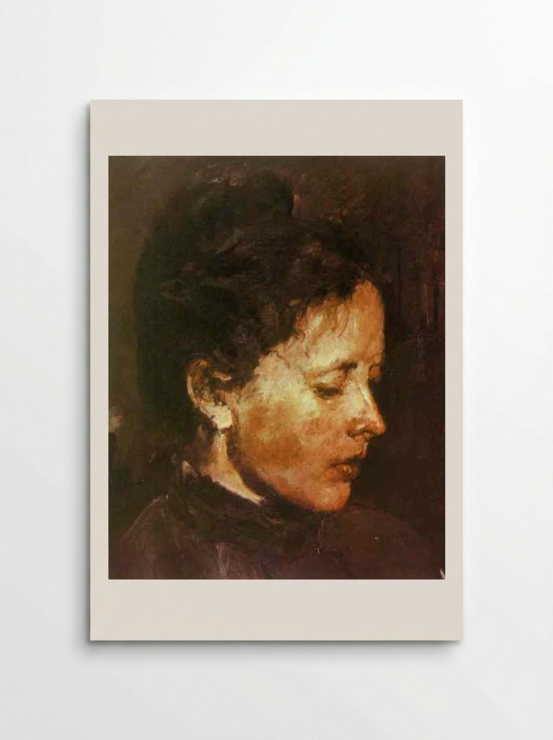 Portrait of Olga Serova - Valentin Serov - Poster
