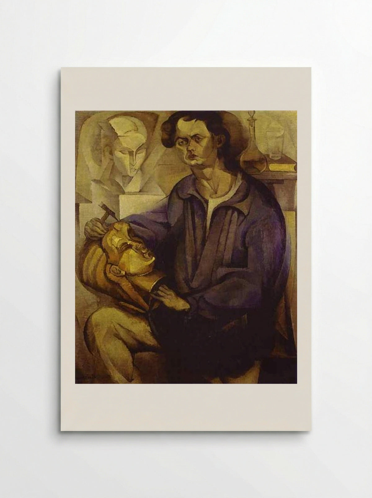 Portrait of Oscar Miestchaninoff - Diego Rivera - Poster