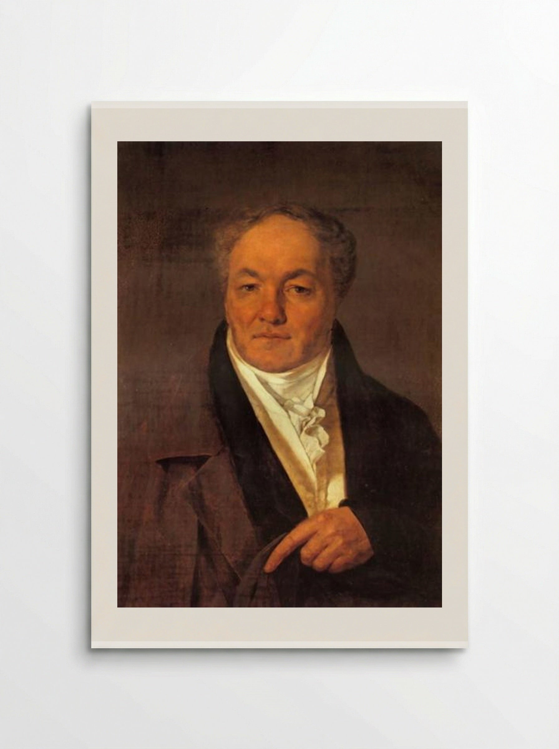 Portrait of P. I. Milyukov - Alexey Venetsianov - Poster