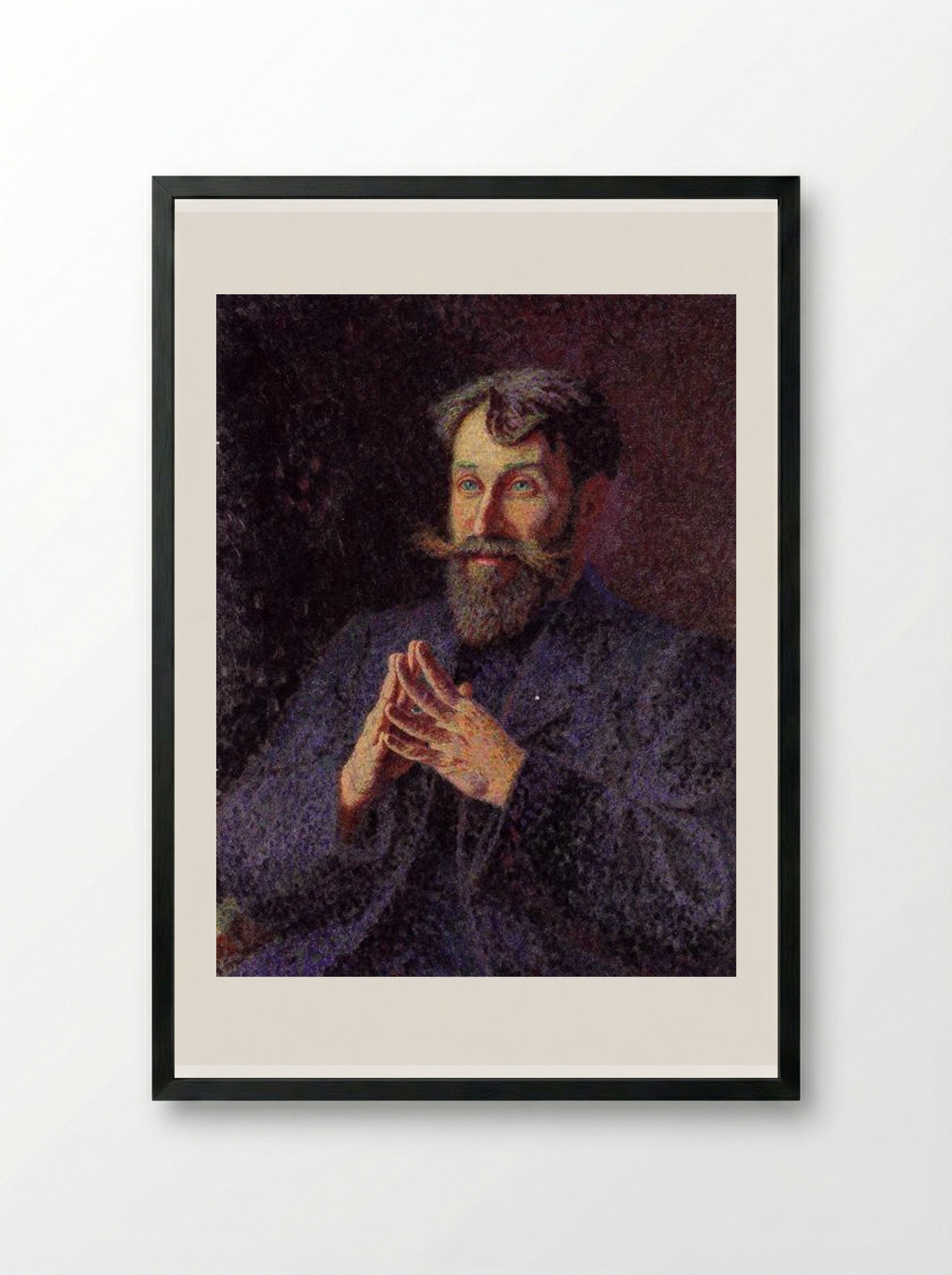 Portrait of Paul Ranson - Georges Lacombe - Framed Print Black