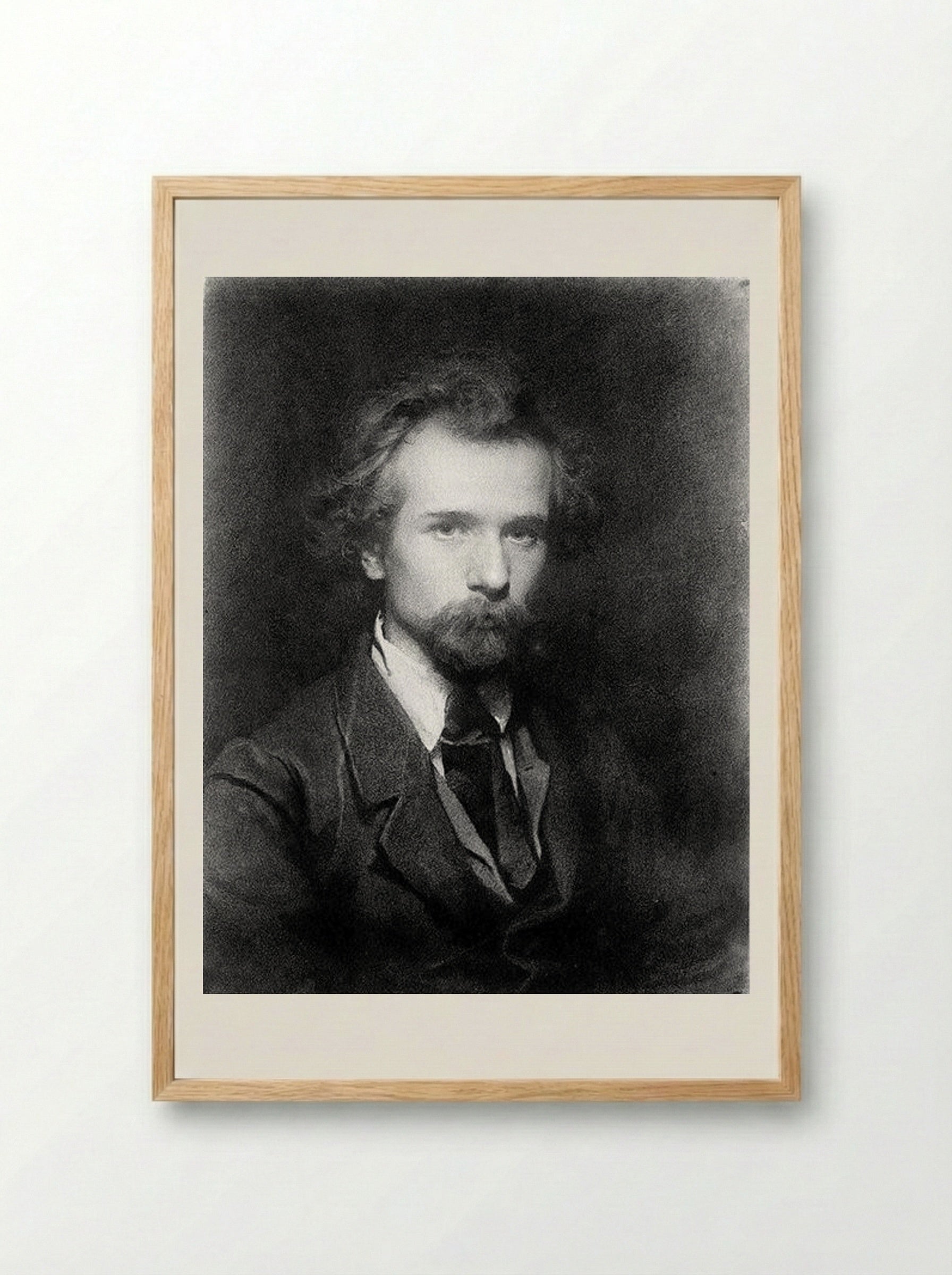 Portrait of Pavel Petrovich Chistyakov - Ivan Kramskoy - Framed Print Wood