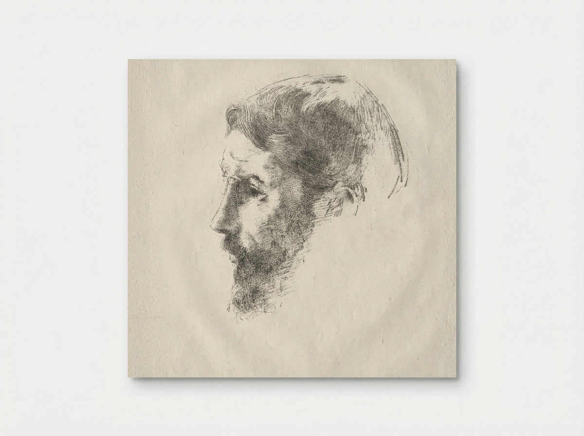 Portrait of Pierre Bonnard - Odilon Redon - Poster