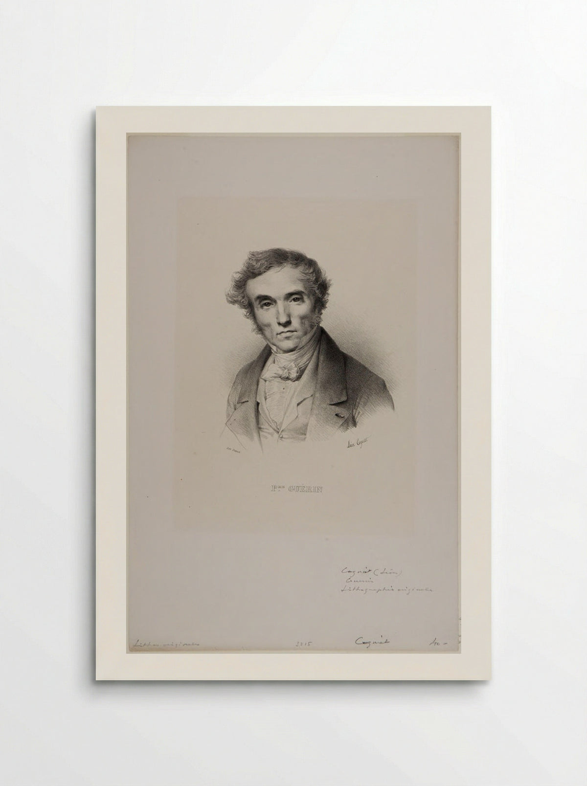 Portrait of Pierre-Narcisse Guérin - Léon Cogniet - Poster