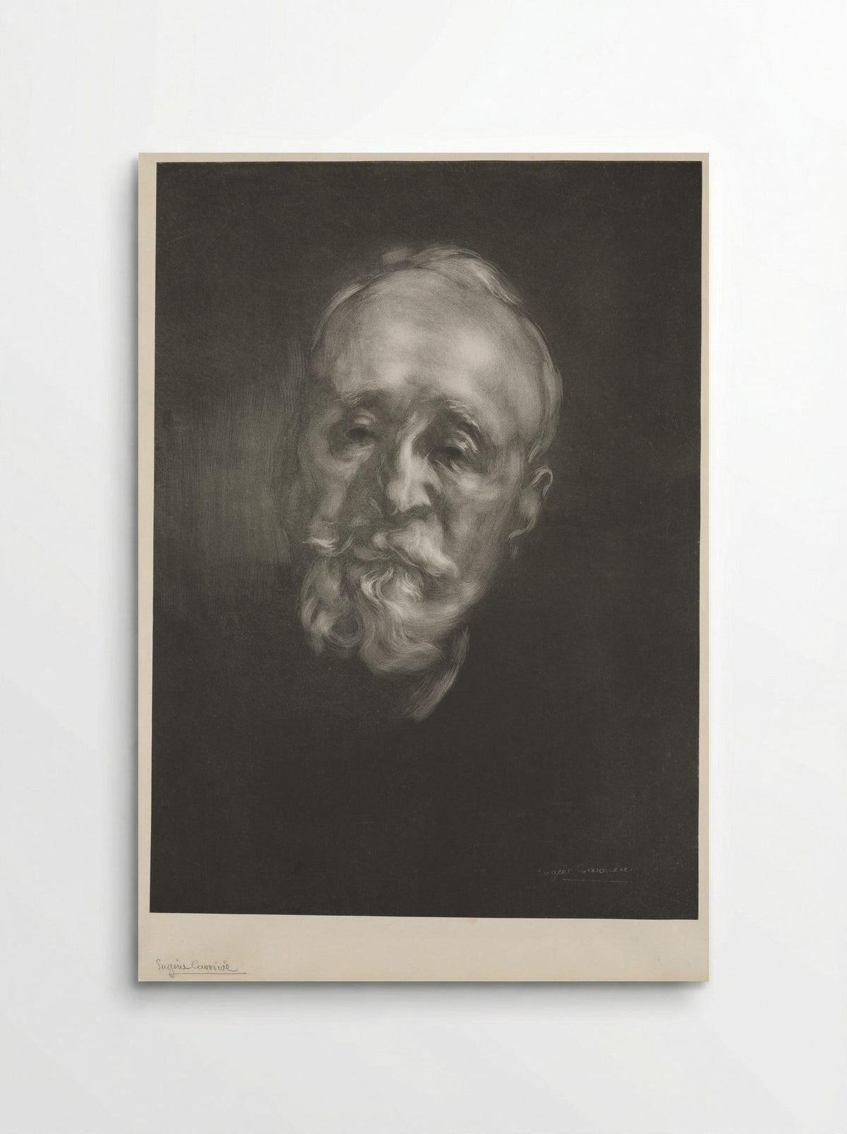 Portrait of Pierre Puvis de Chavannes - Eugène Carrière - Poster