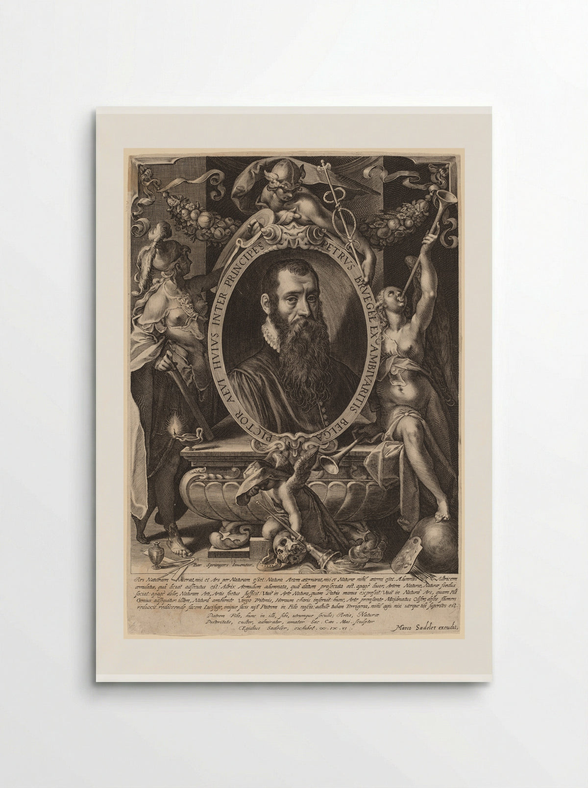 Portrait of Pieter Brueghel the Younger - Aegidius Sadeler II - Poster