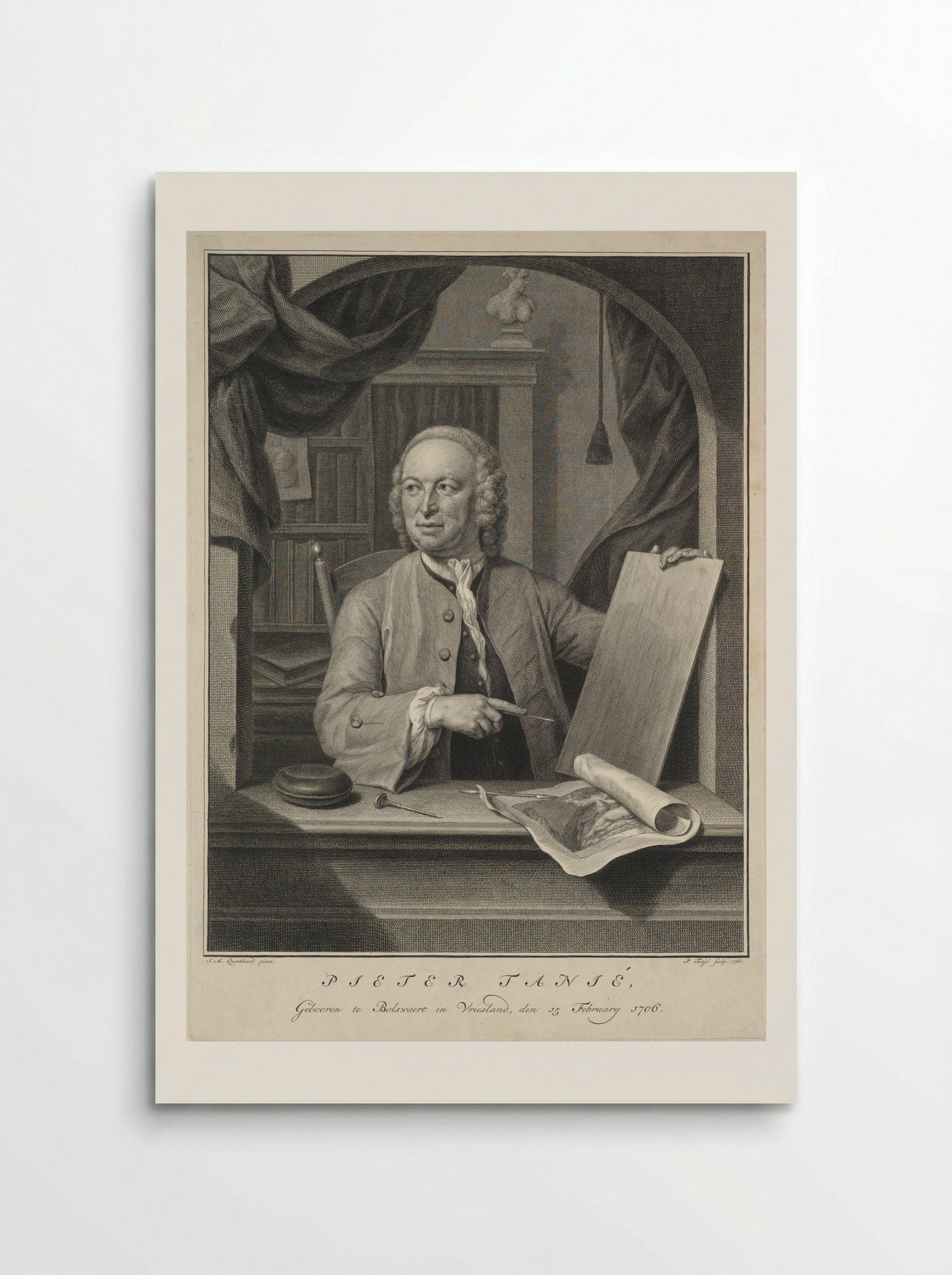 Portrait of Pieter Tanjé - Pieter Tanjé - Poster