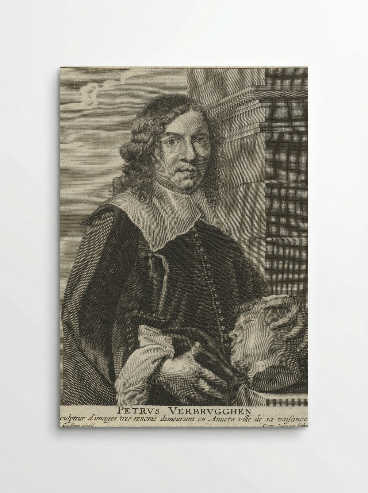 Portrait of Pieter Verbruggen (I) - Coenraad Lauwers - Poster