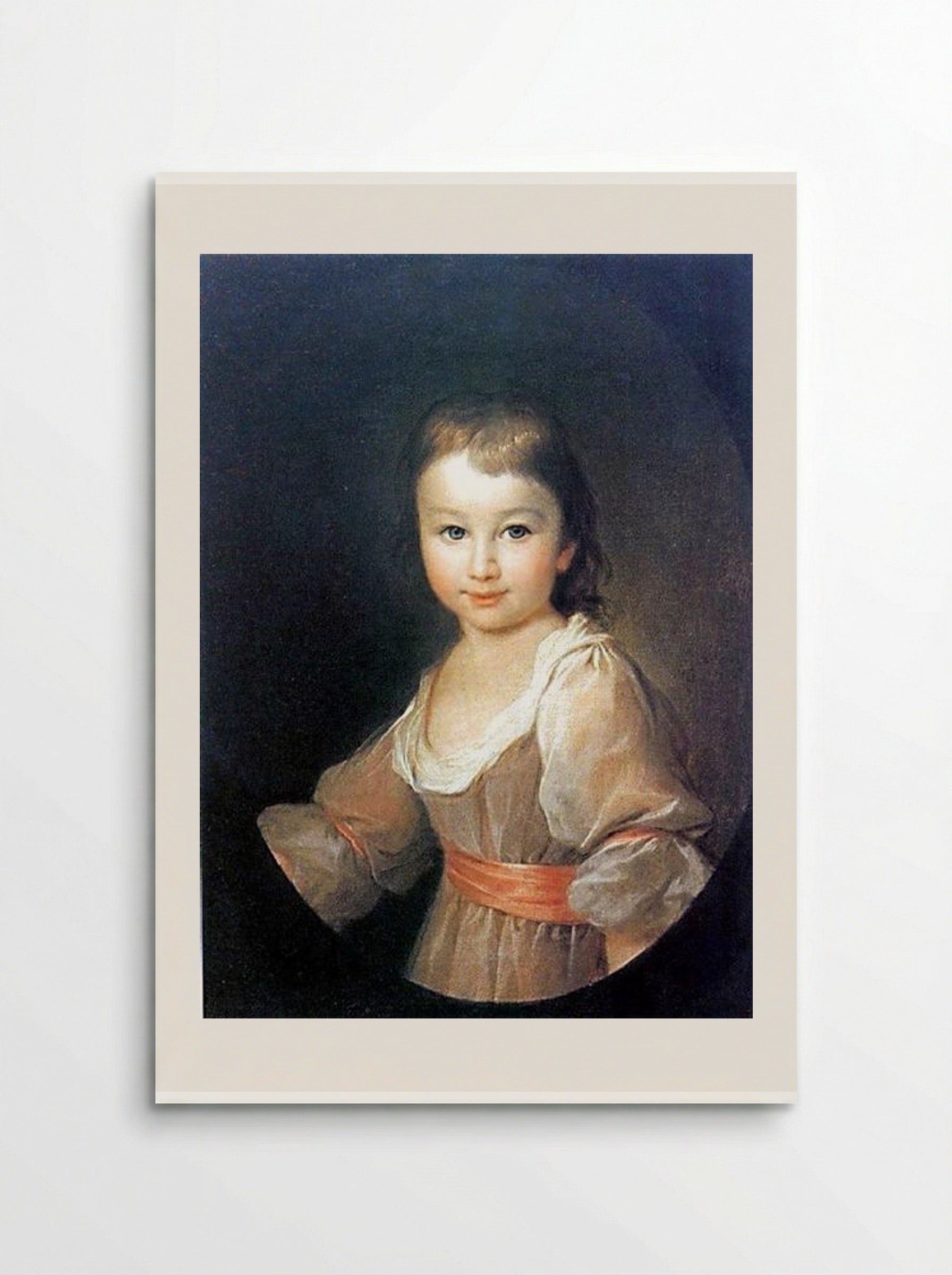 Portrait of Praskovia Vorontsova - Dmitry Levitzky - Poster