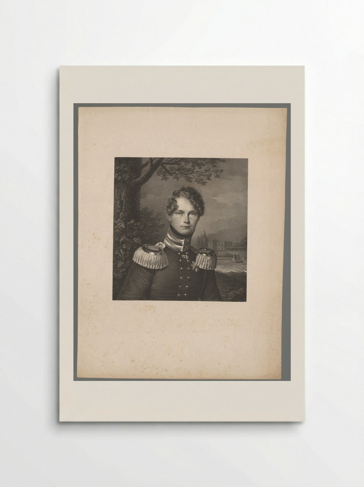 Portrait of Prince Charles of Prussia - Gustav Lüderitz - Poster