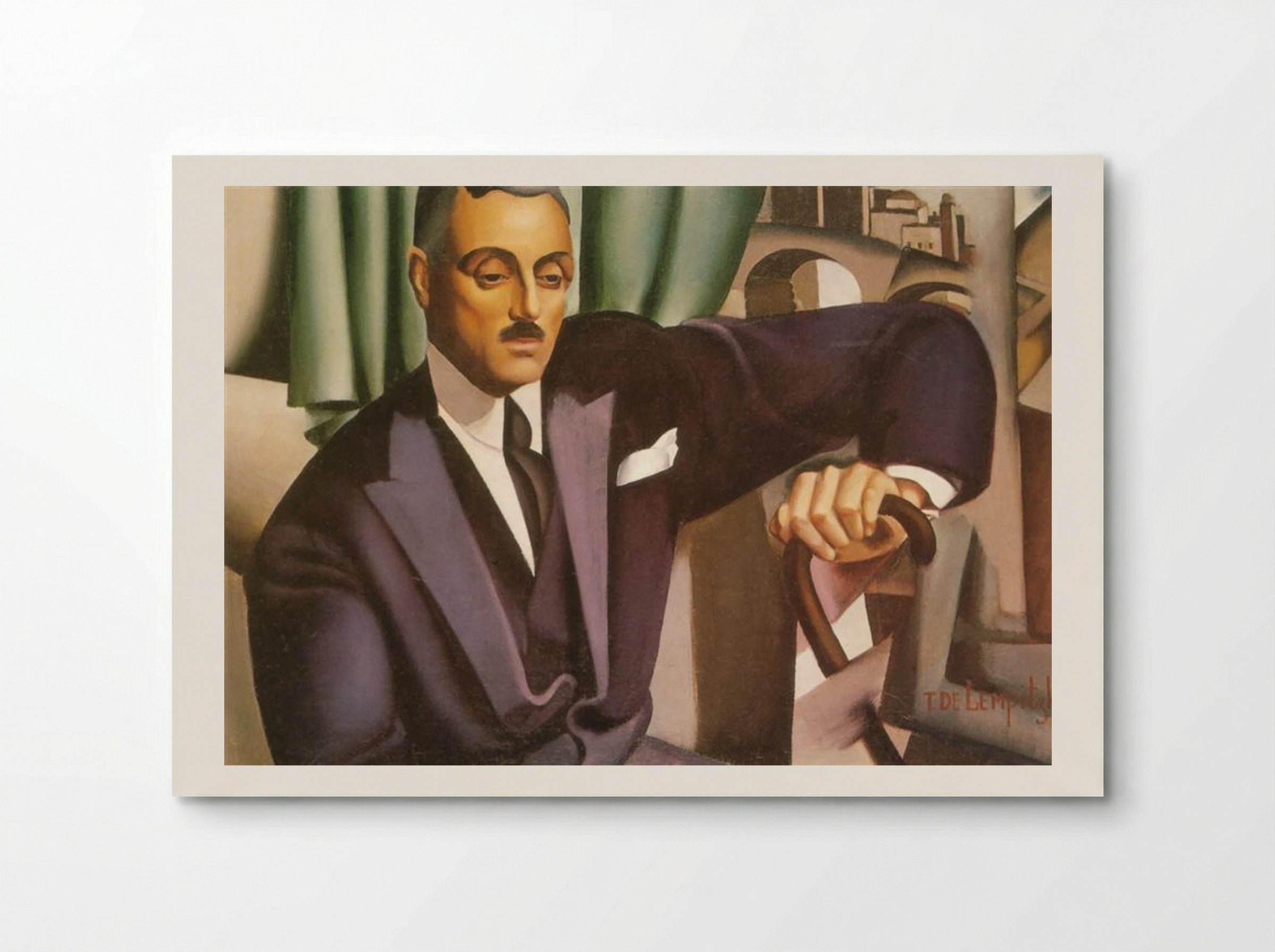 Portrait of Prince Eristoff - Tamara de Lempicka - Poster