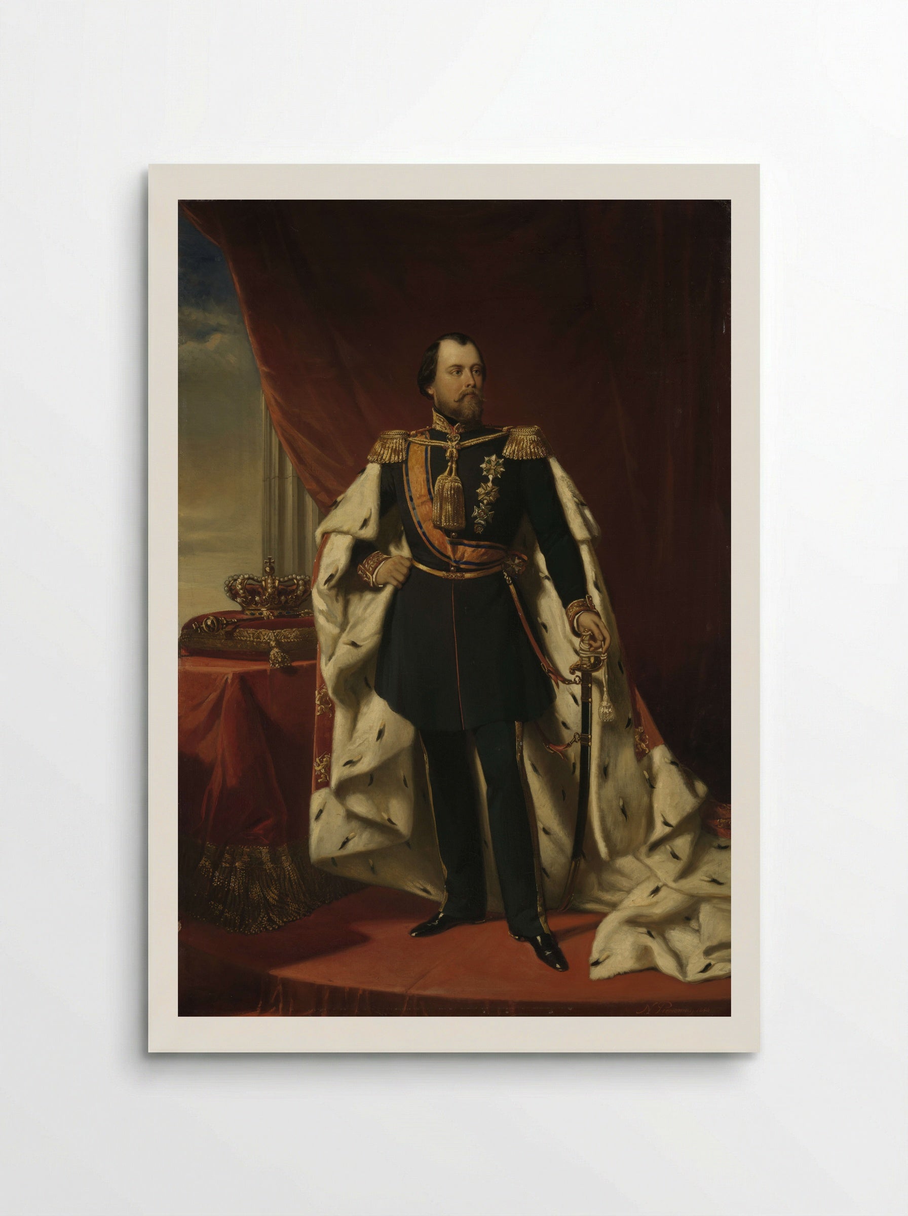 Portrait of Prince Henry of the Netherlands - Nicolaas Pieneman - Poster