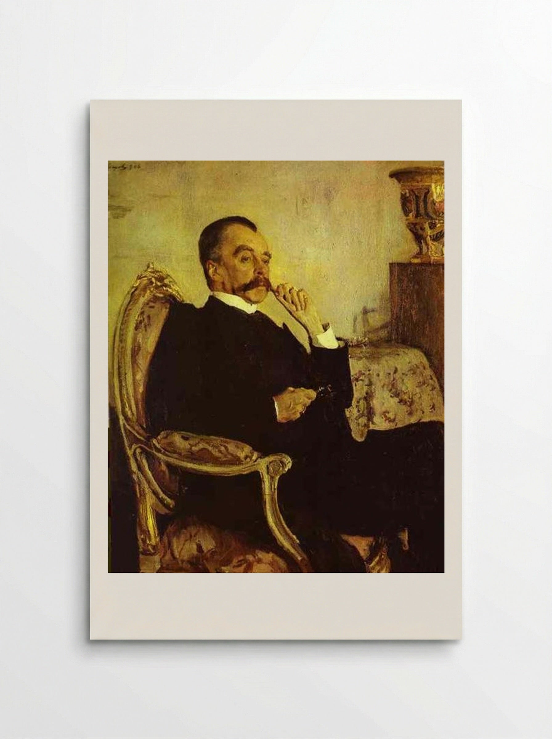 Portrait of Prince Vladimir Mikhailovich Golitsyn - Valentin Serov - Poster