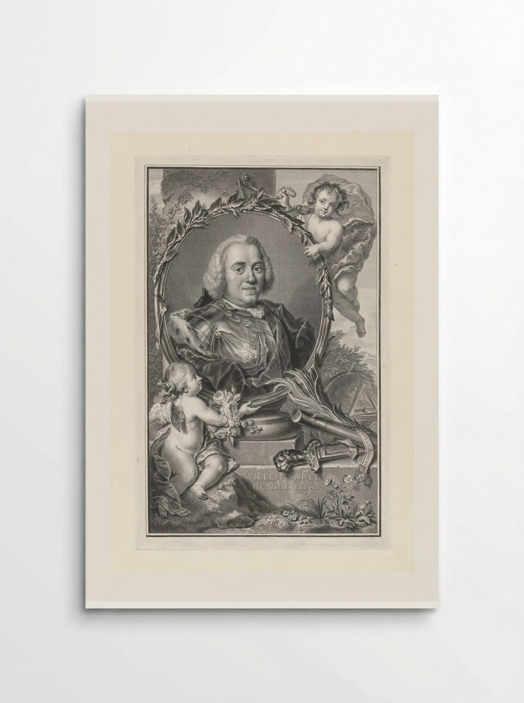 Portrait of Prince William IV of Orange-Nassau - Pieter Tanjé - Poster