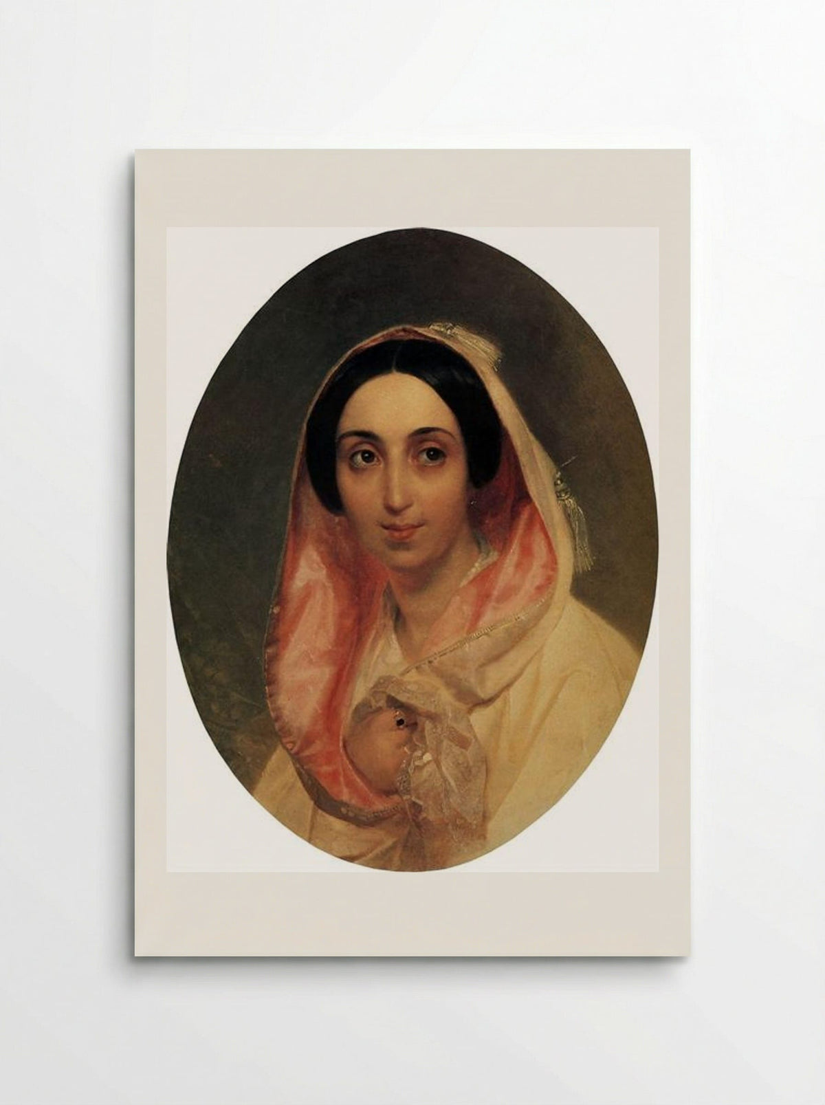 Portrait of Princess A. A. Bagration - Karl Bryullov - Poster