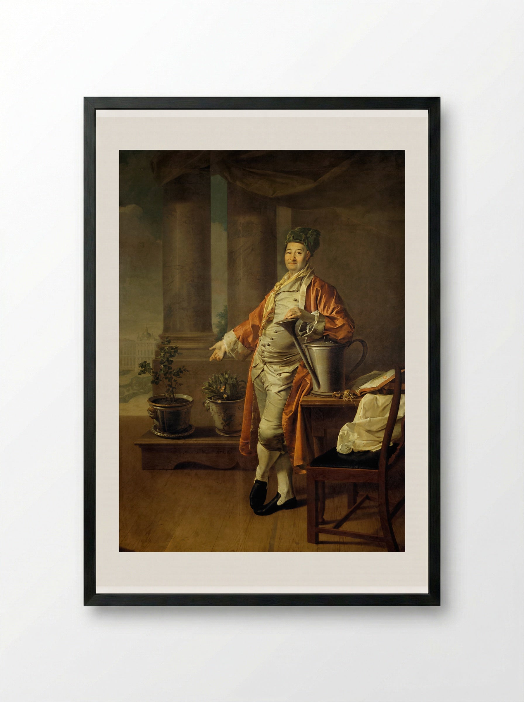 Portrait of Procope Demidov - Dmitry Levitzky - Framed Print Black