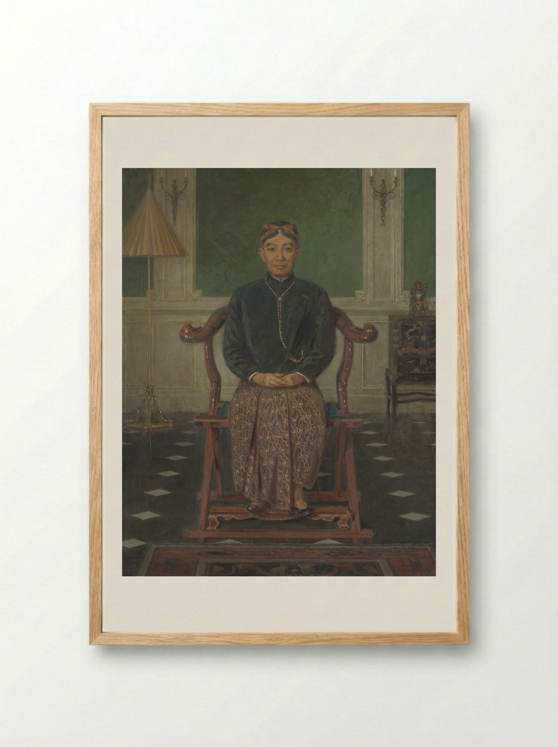 Portrait of Prof. Mr. J.A. Veraart - Anton Abraham van Anrooy - Framed Print Wood