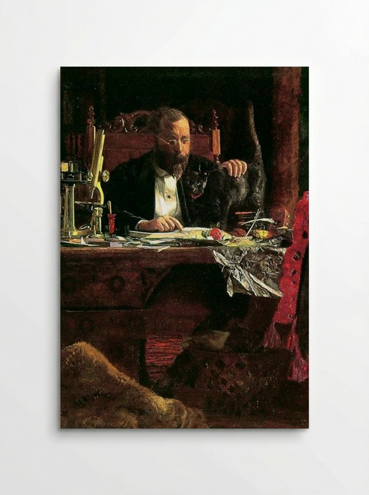 Portrait of Professor Benjamin H. Rand - Thomas Eakins - Poster