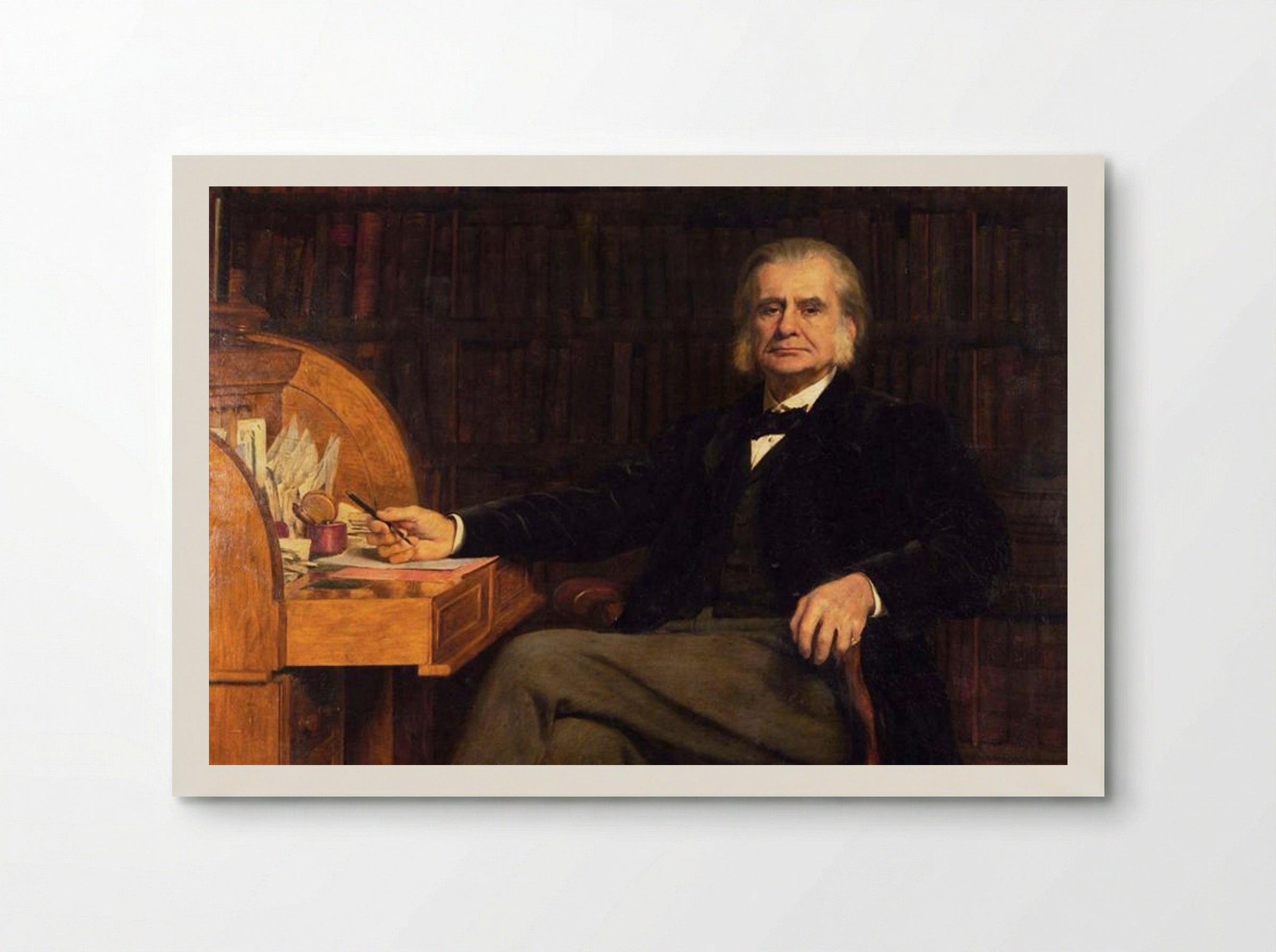 Portrait of Professor Thomas Henry Huxley - John Collier - Poster
