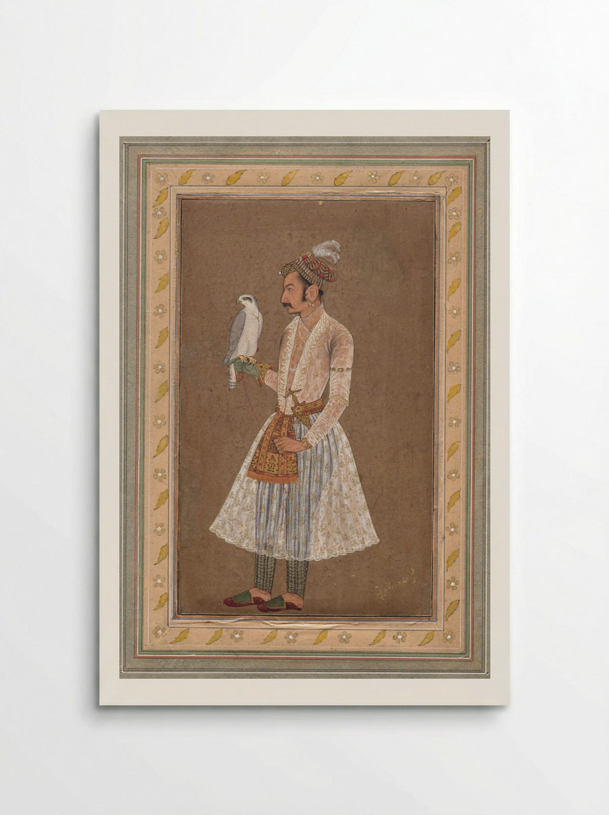 Portrait of Raja Jagat Singh of Nurpur - Bichitr - Poster