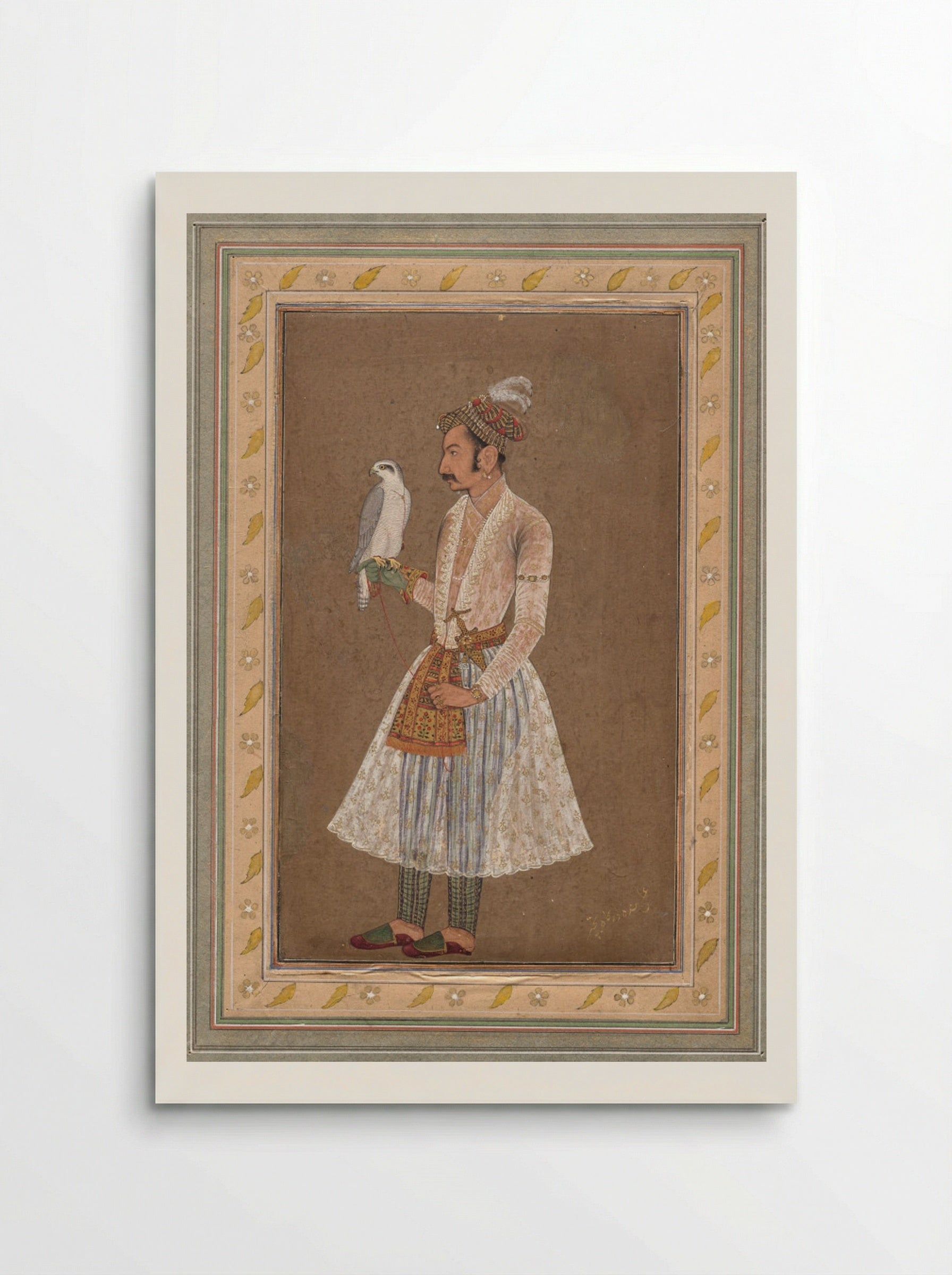 Portrait of Raja Jagat Singh of Nurpur - Bichitr - Poster