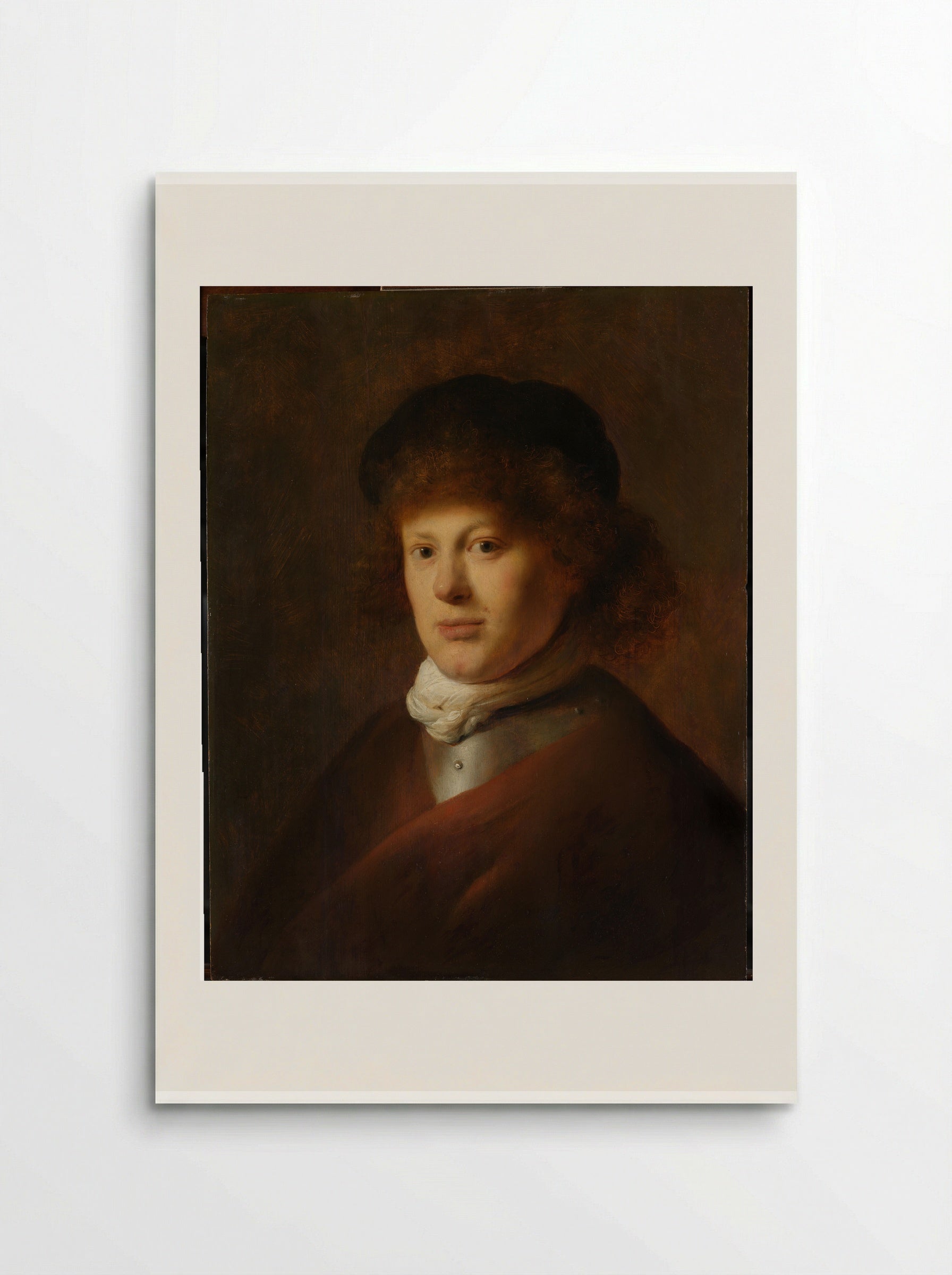Portrait of Rembrandt van Rijn - Jan Lievens - Poster