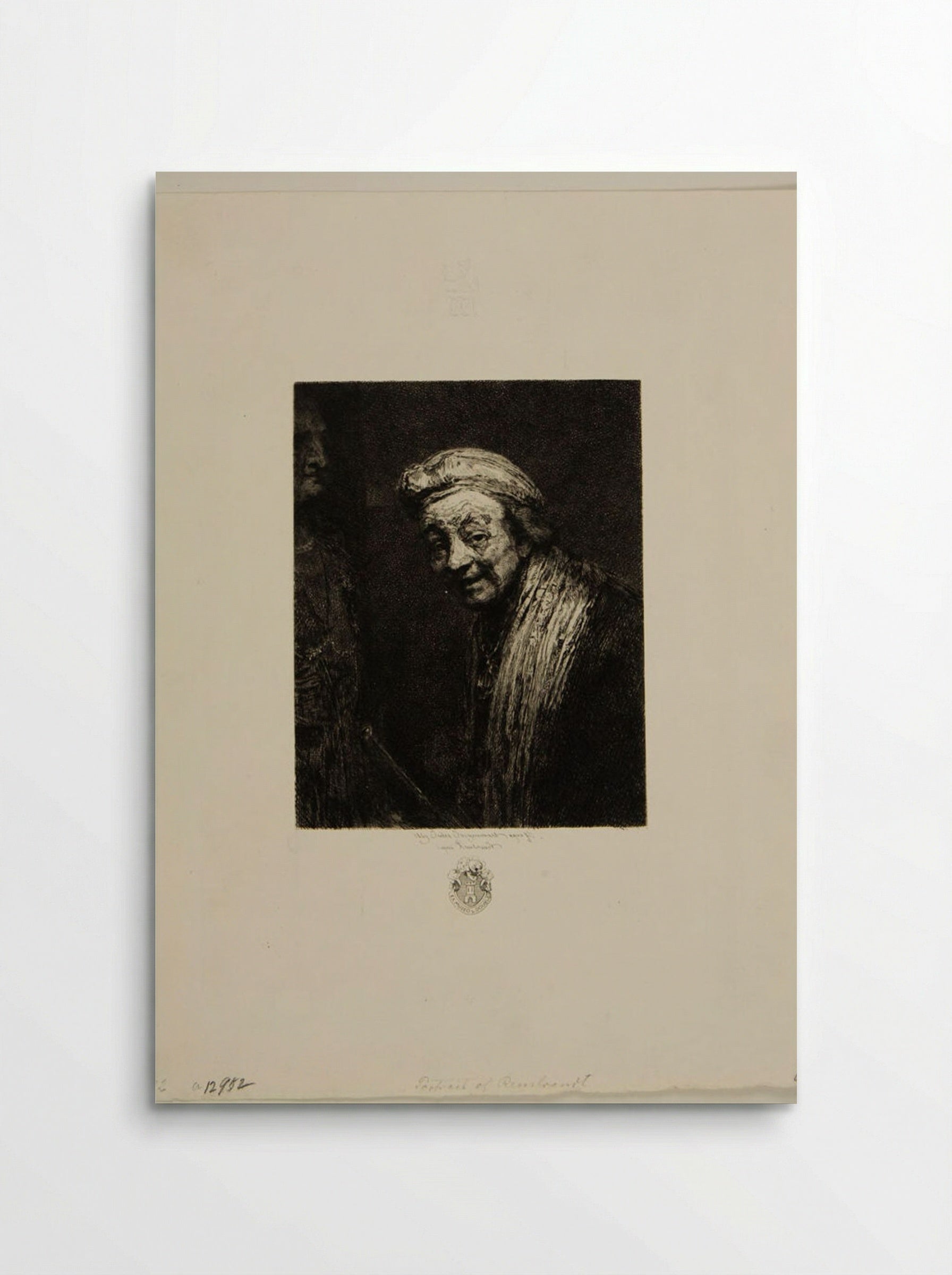 Portrait of Rembrandt - Jules Ferdinand Jacquemart - Poster