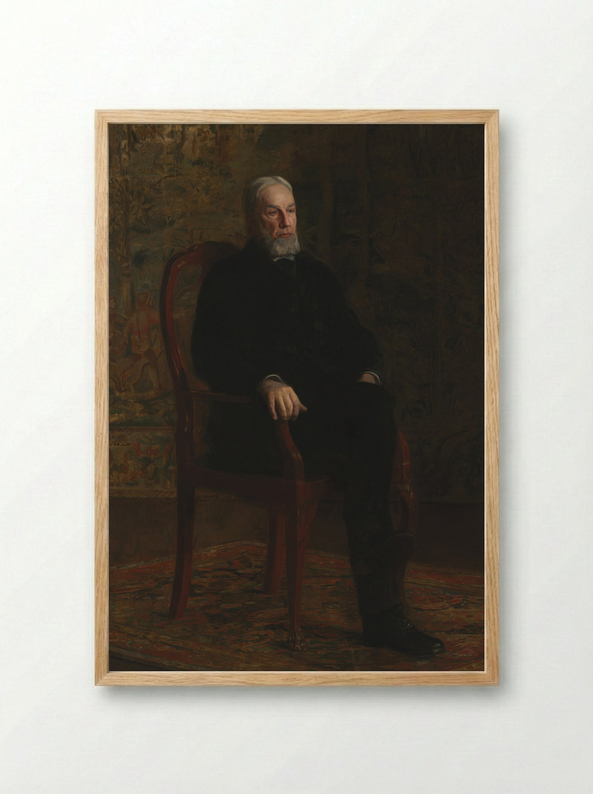 Portrait of Robert C. Ogden - Thomas Eakins - Framed Print Wood