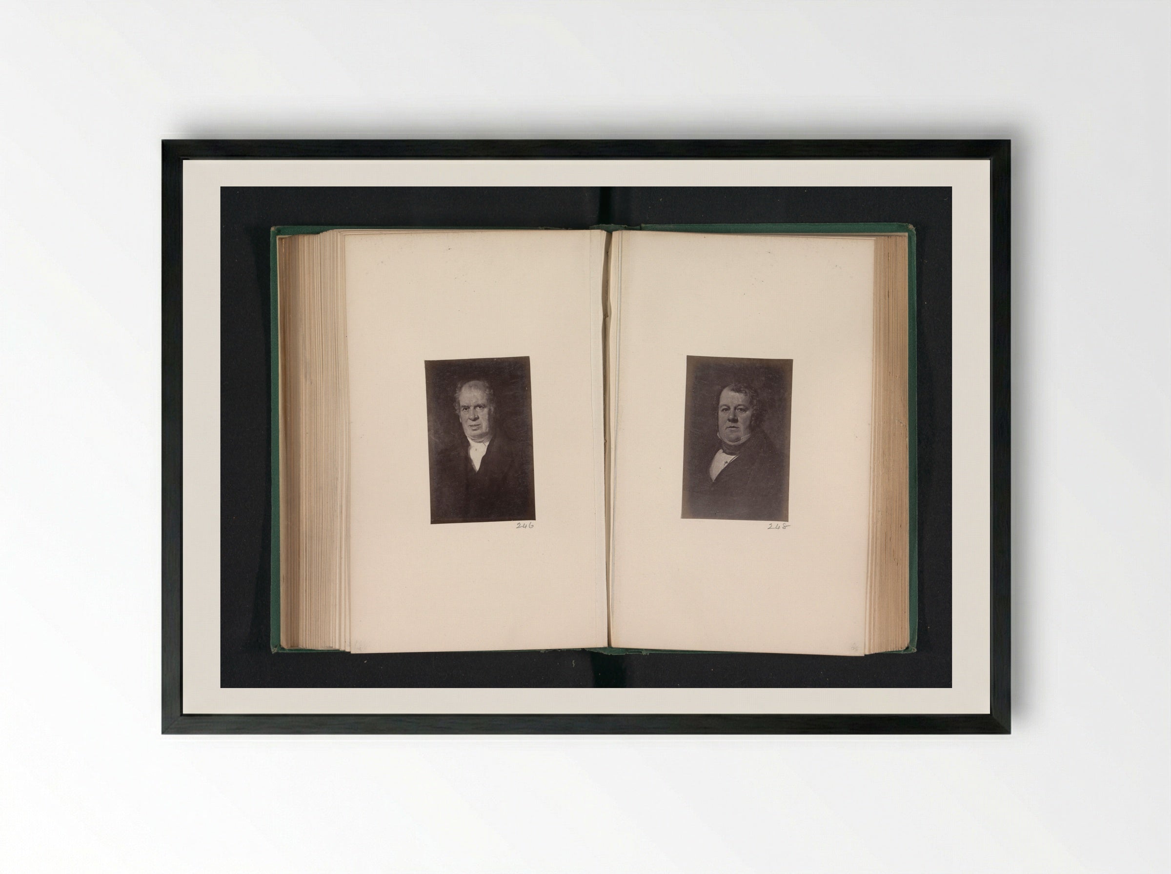 Portrait of Robert Dalglish - Thomas Annan - Framed Print Black