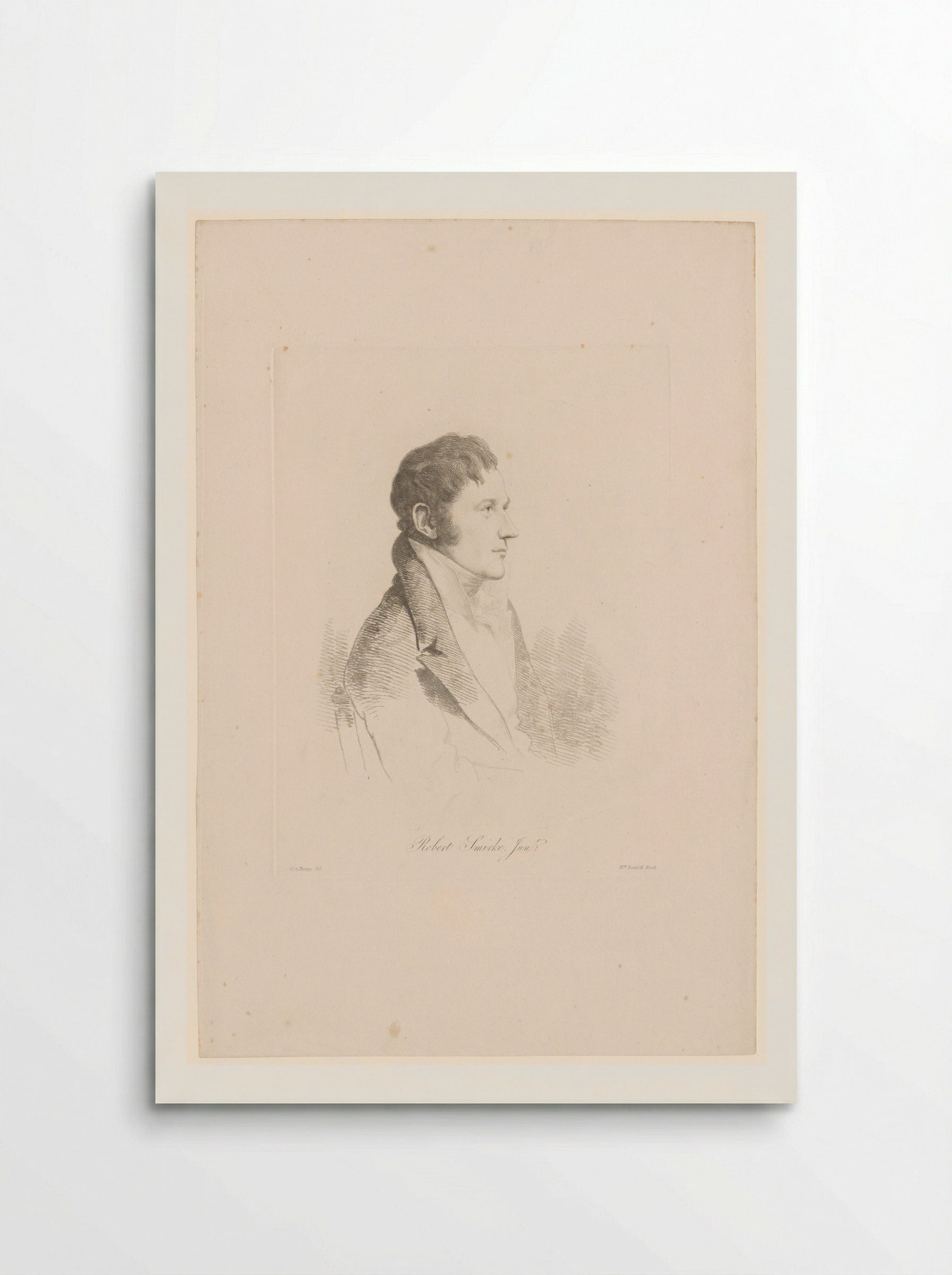 Portrait of Robert Smirke - William Daniell - Poster
