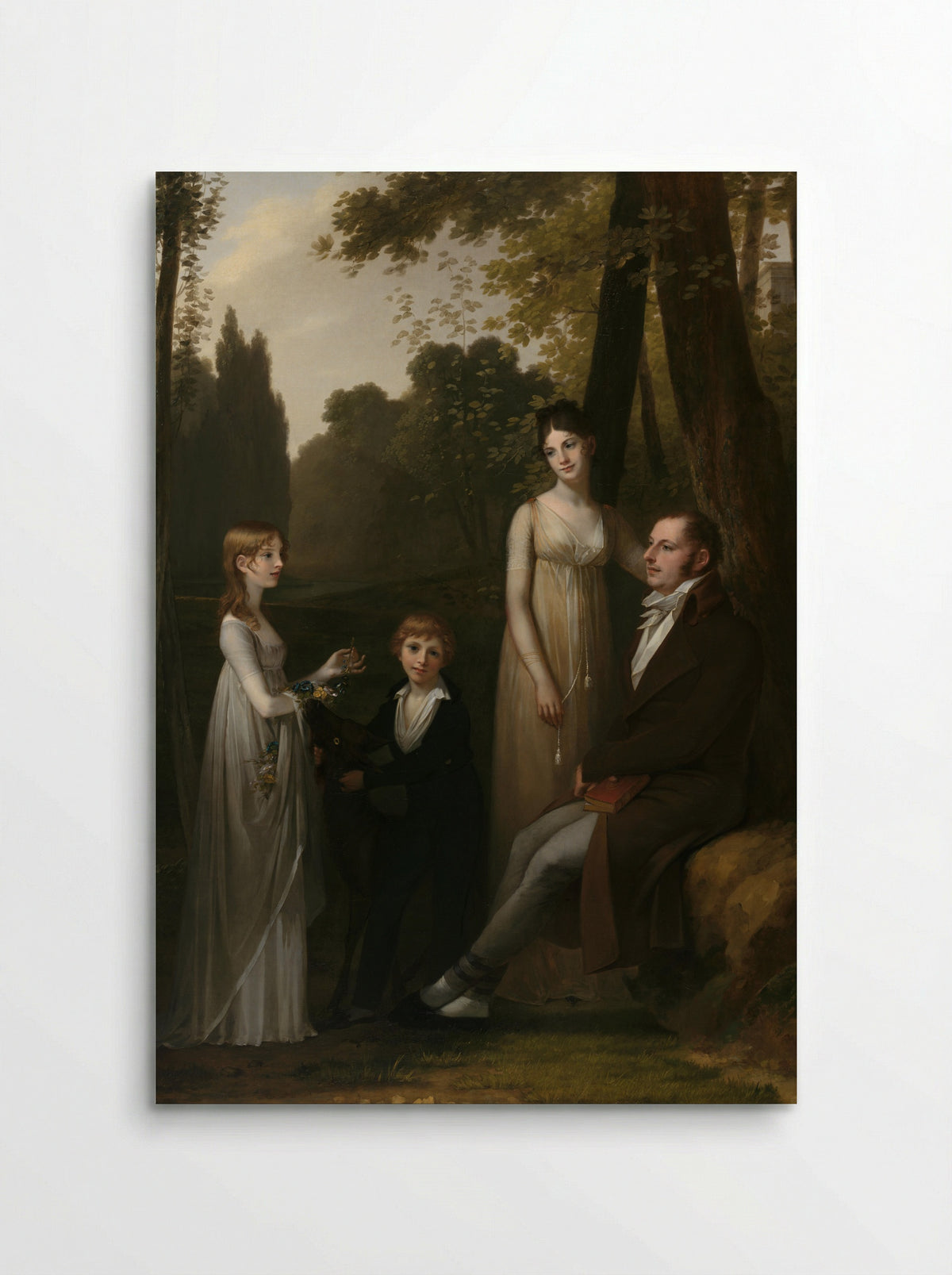 Portrait of Rutger Jan Schimmelpenninck and Catharina Nahuys with their Children - Pierre-Paul Prud'hon - Poster