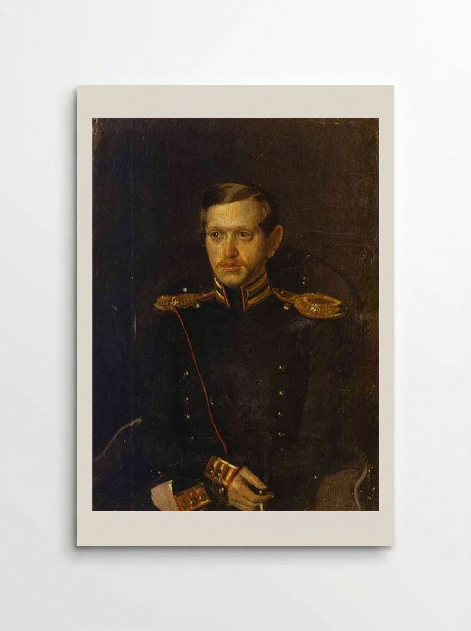 Portrait of S. S. Krylov - Pavel Fedotov - Poster