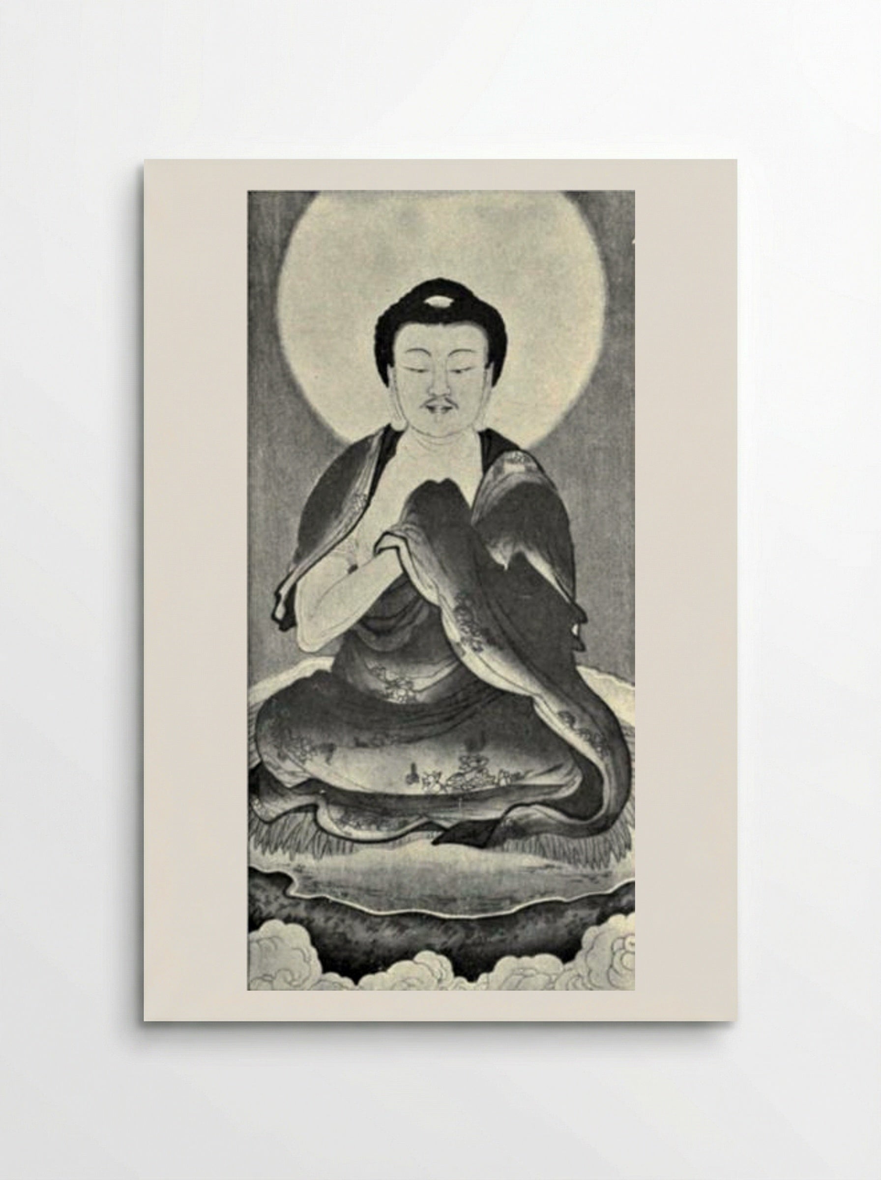 Portrait of Sakyamuni - Wu Daozi - Poster