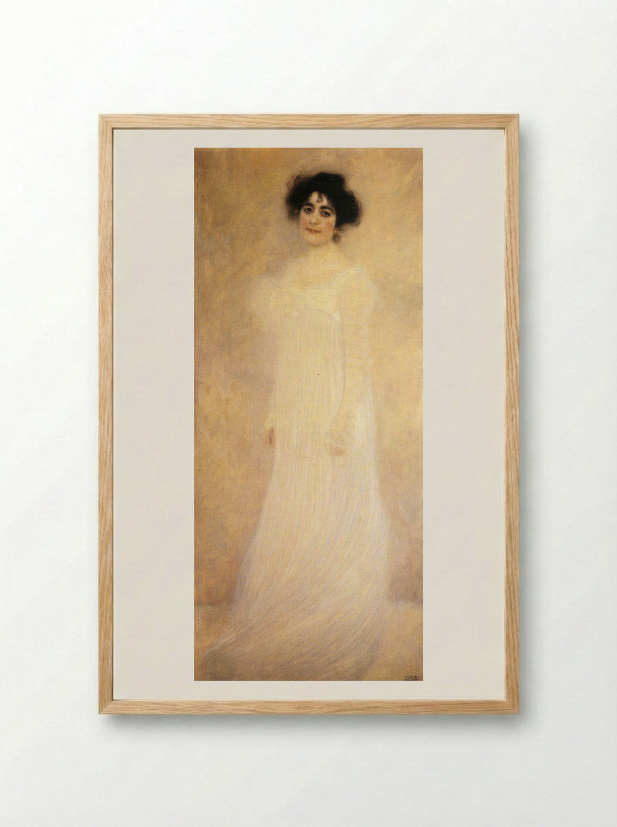 Portrait of Serena Lederer - Gustav Klimt - Framed Print Wood