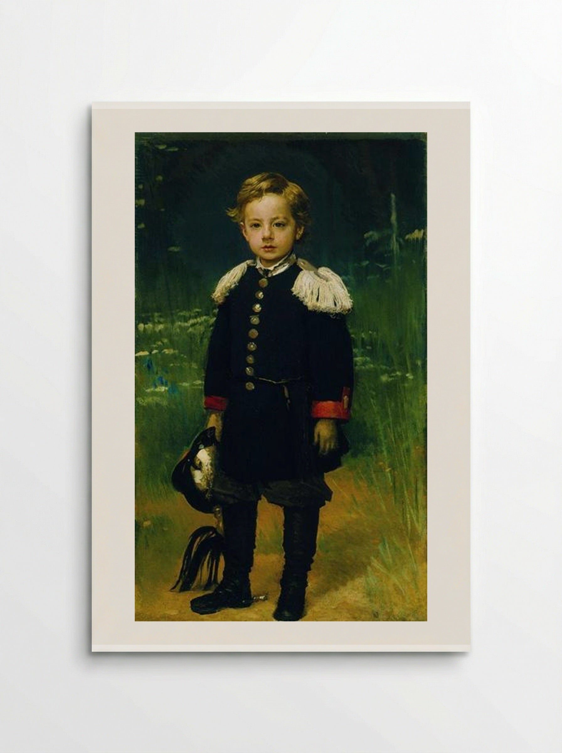 Portrait of Sergei Kramskoy - Ivan Kramskoy - Poster