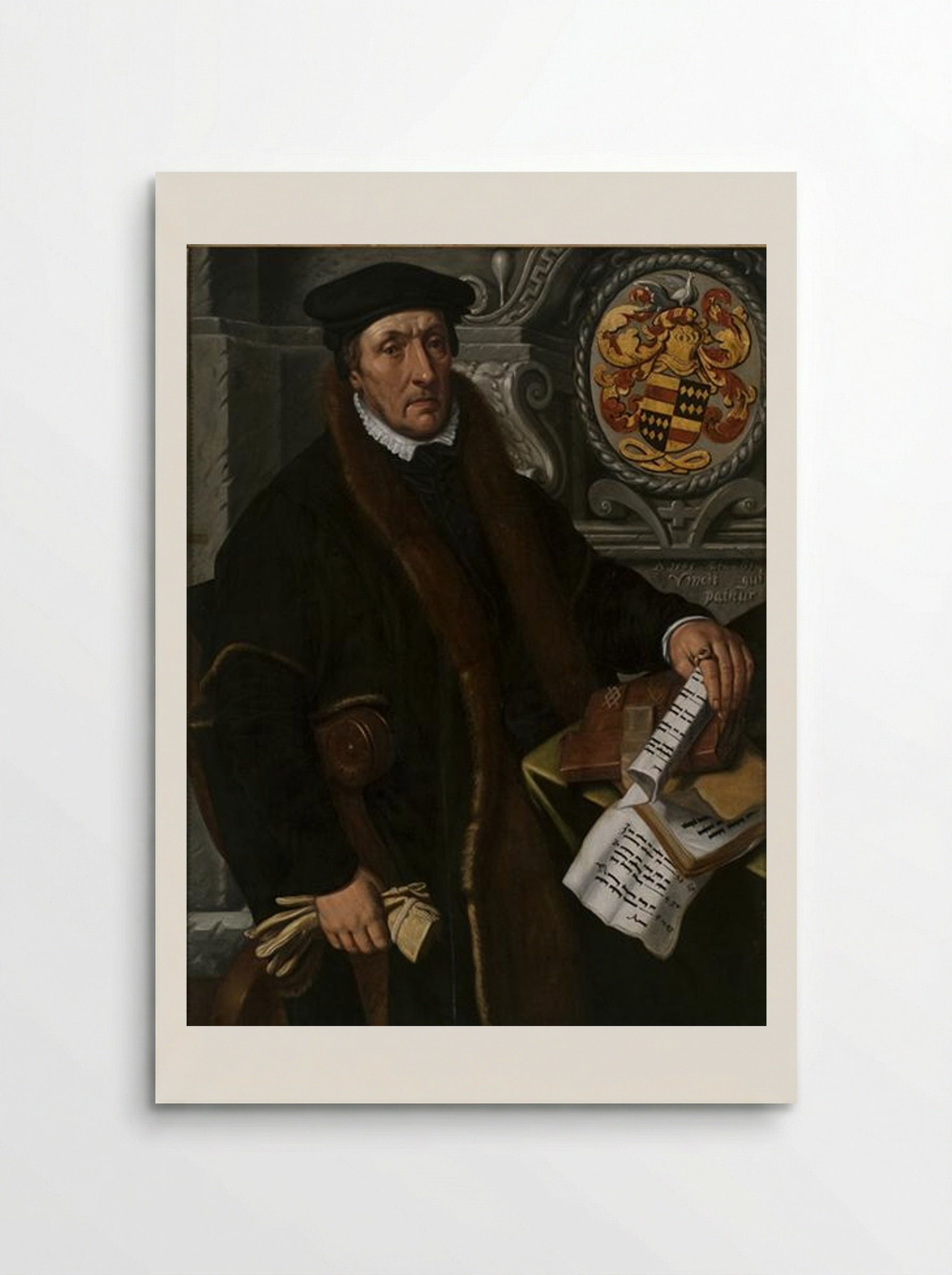Portrait of Simon Marten Dircsz - Pieter Aertsen - Poster