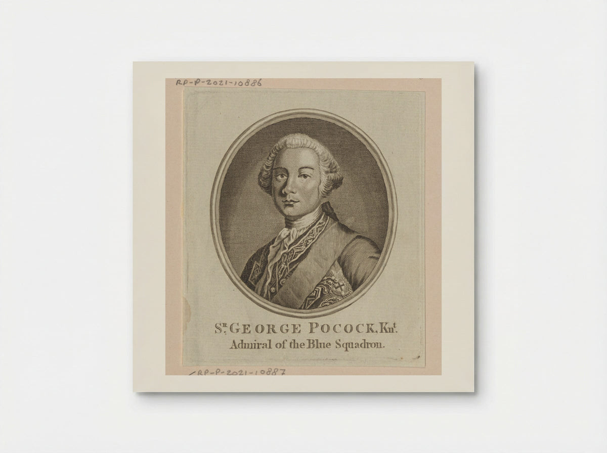 Portrait of Sir George Pocock - Guillaume Philippe Benoist - Poster