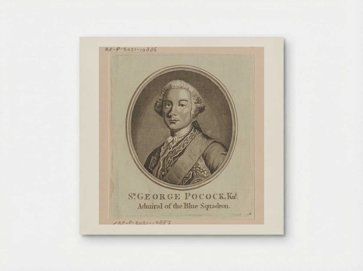 Portrait of Sir George Pocock - Guillaume Philippe Benoist - Poster