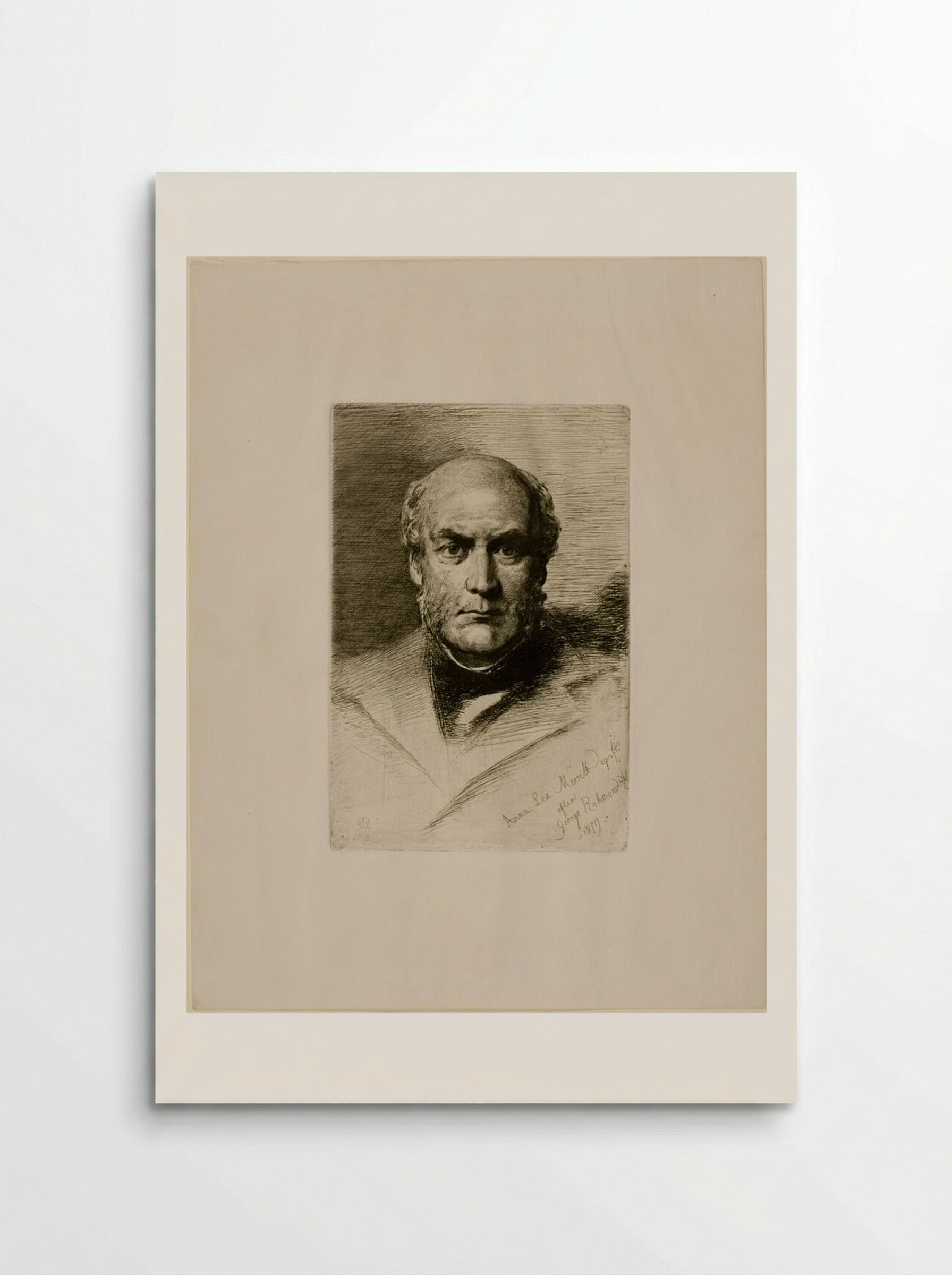 Portrait of Sir Gilbert Scott - Anna Lea Merritt - Poster