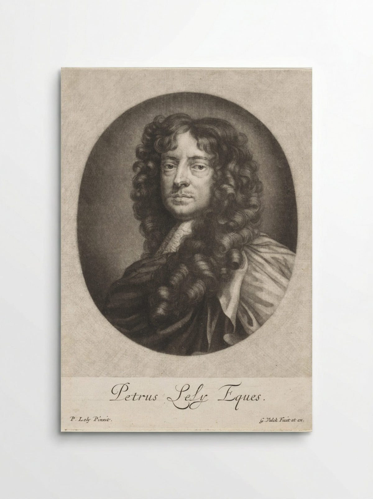 Portrait of Sir Peter Lely - Sir Peter Lely - Poster