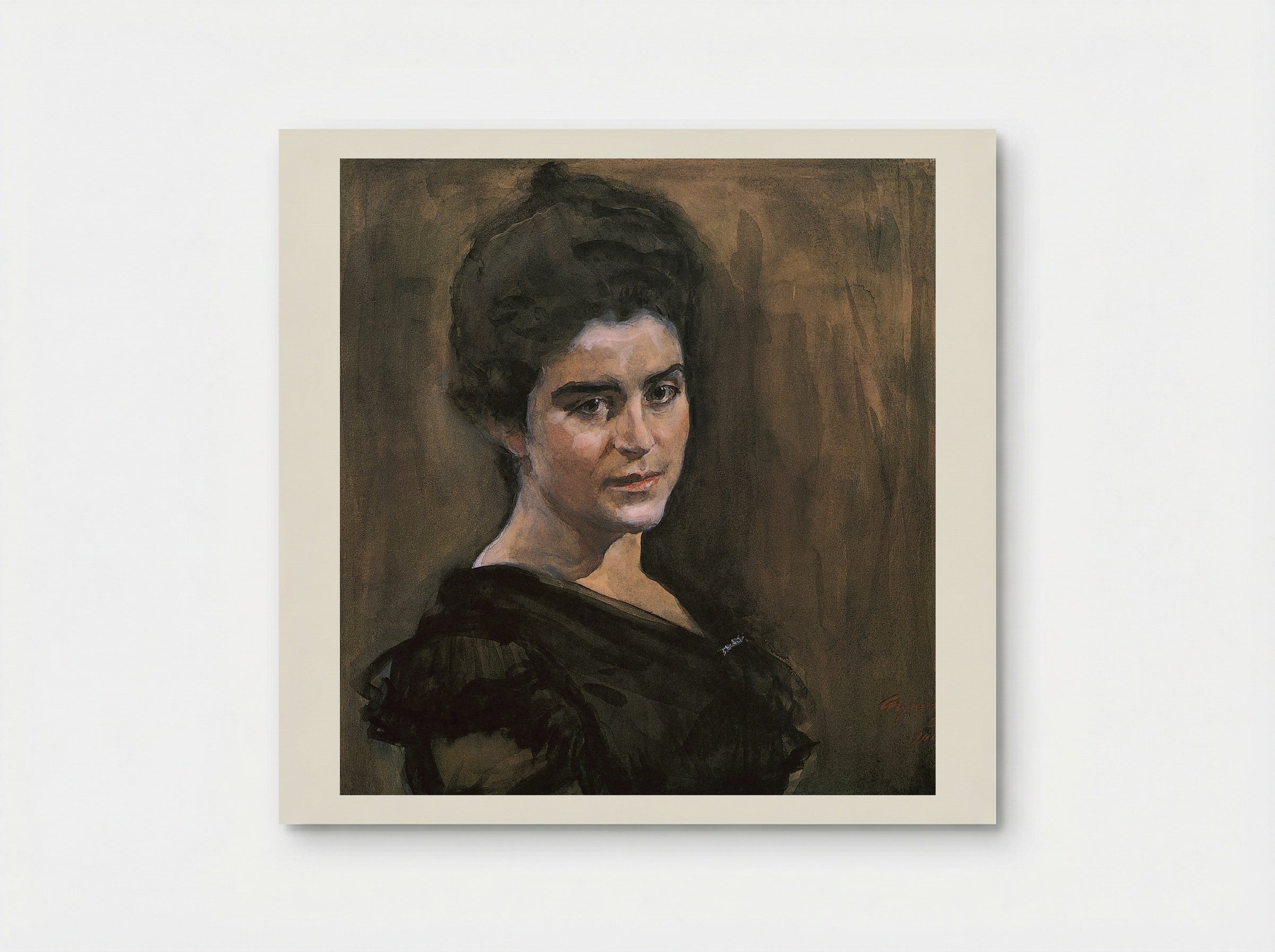 Portrait of Sophia Dragomirova-Lukomskaya - Valentin Serov - Poster