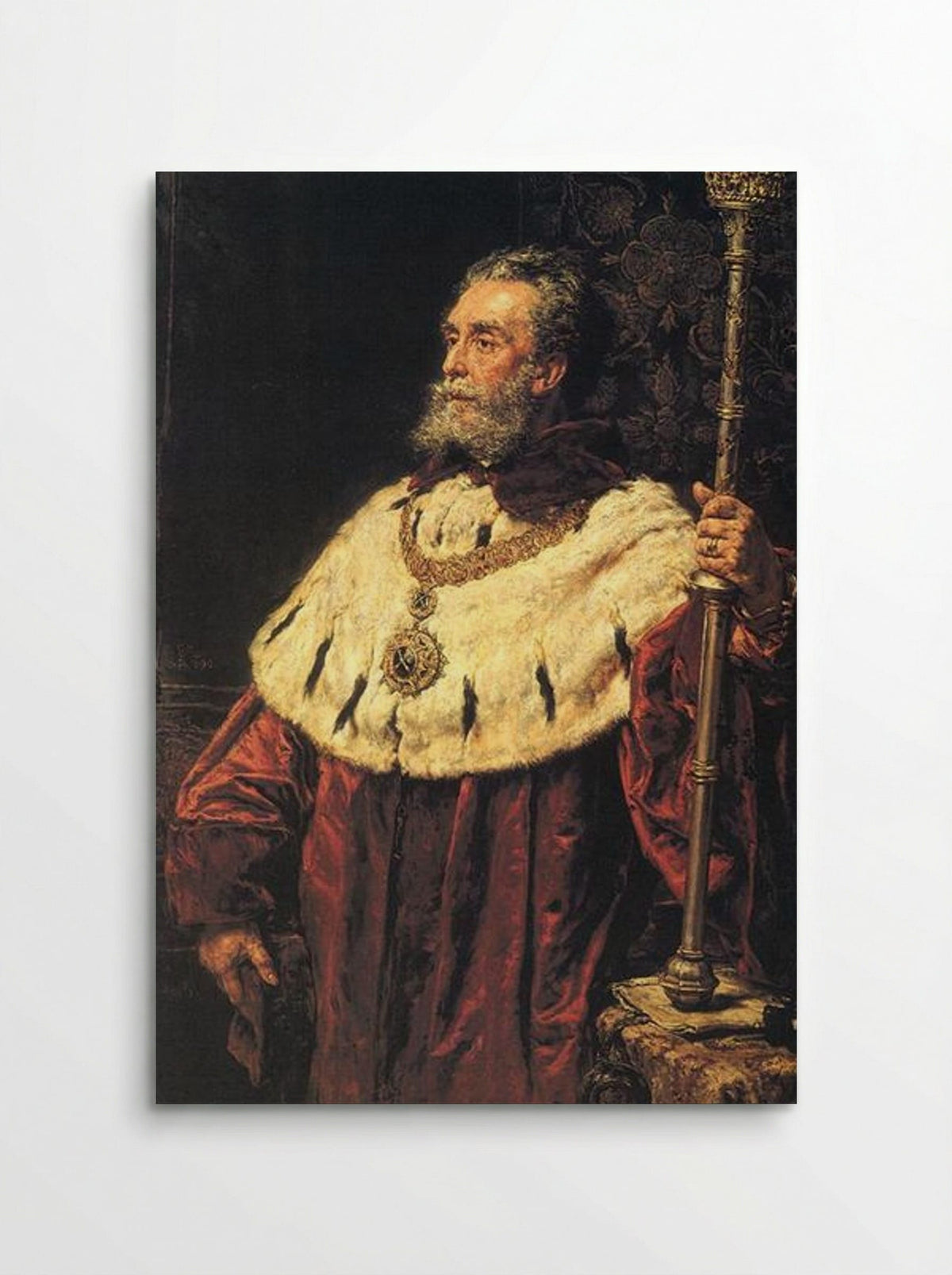 Portrait of Stanisław Tarnowski - Jan Matejko - Poster