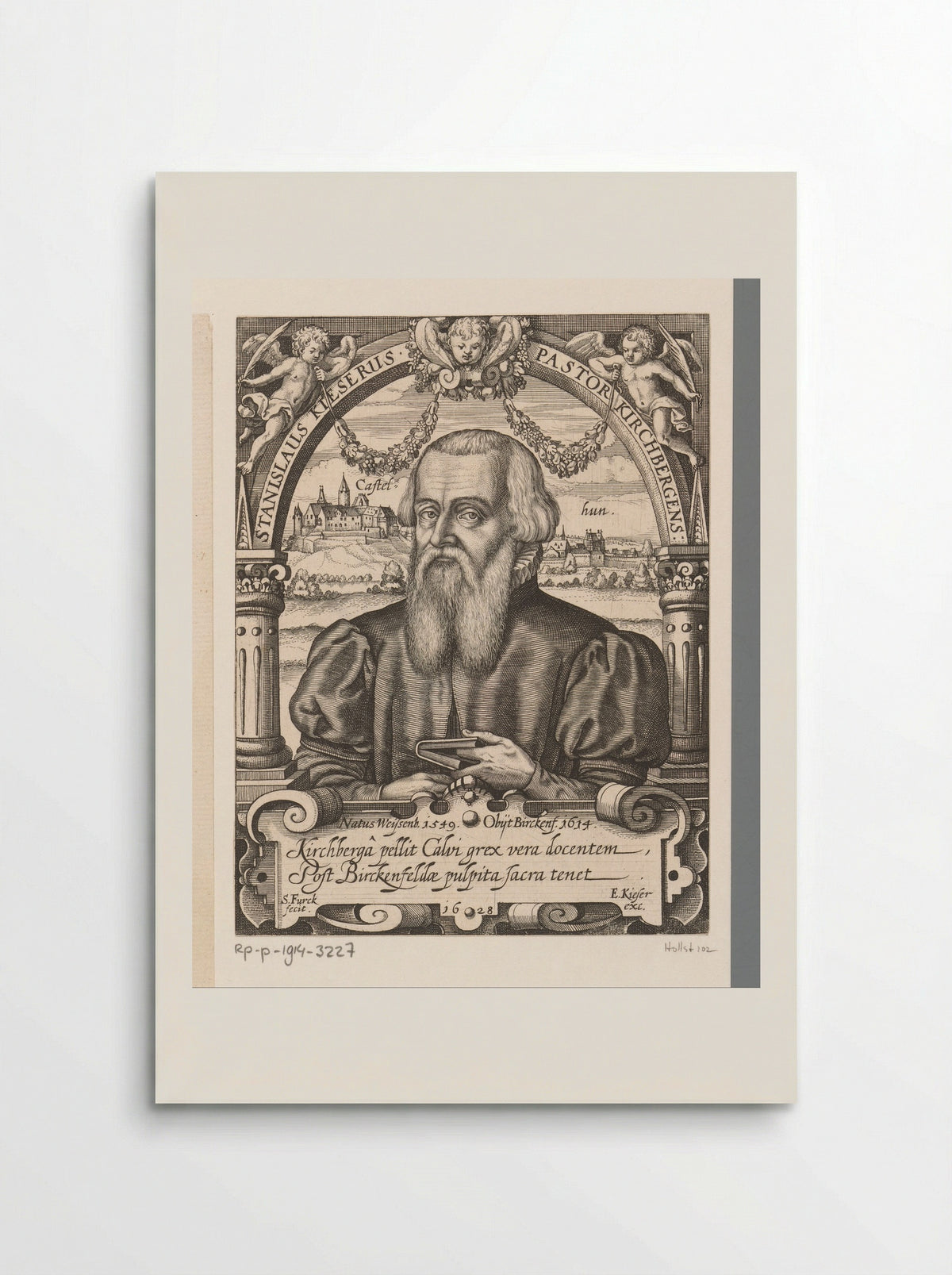 Portrait of Stanislaus Kieserus - Eberhard Kieser - Poster