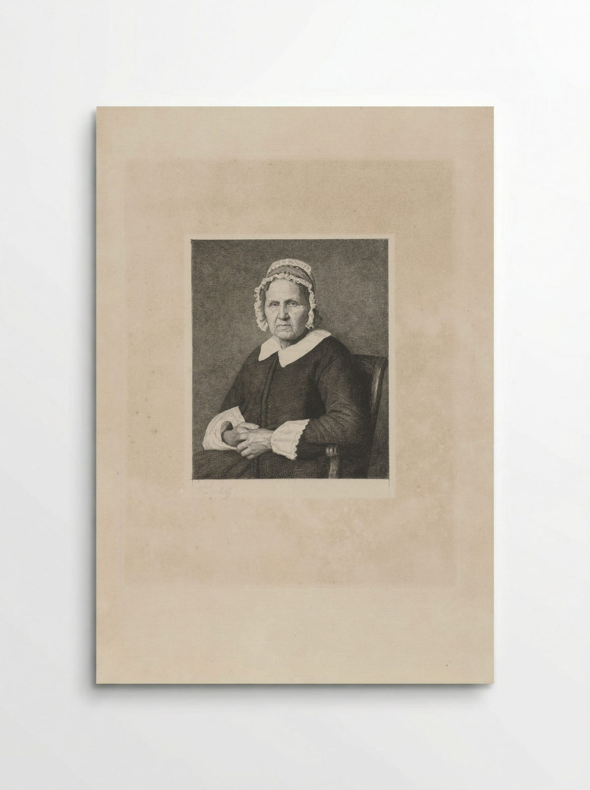 Portrait of Suzanna Leenhoff-van Anholt - Ferdinand Leenhoff - Poster