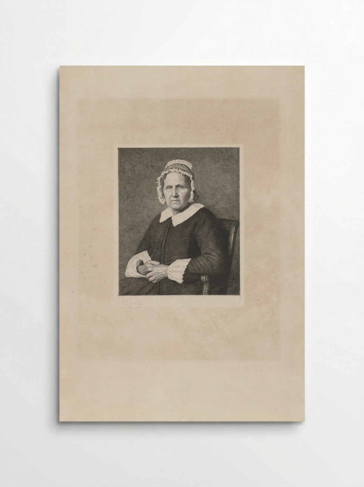 Portrait of Suzanna Leenhoff-van Anholt - Ferdinand Leenhoff - Poster