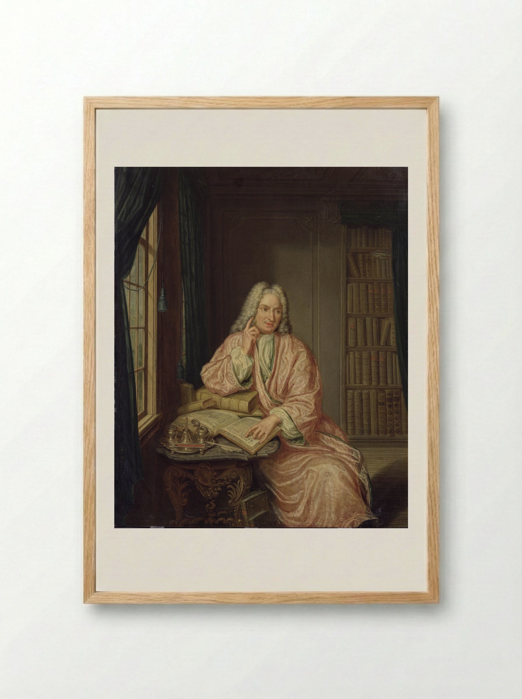 Portrait of Theodoor van Snakenburg - Hieronymus van der Mij - Framed Print Wood