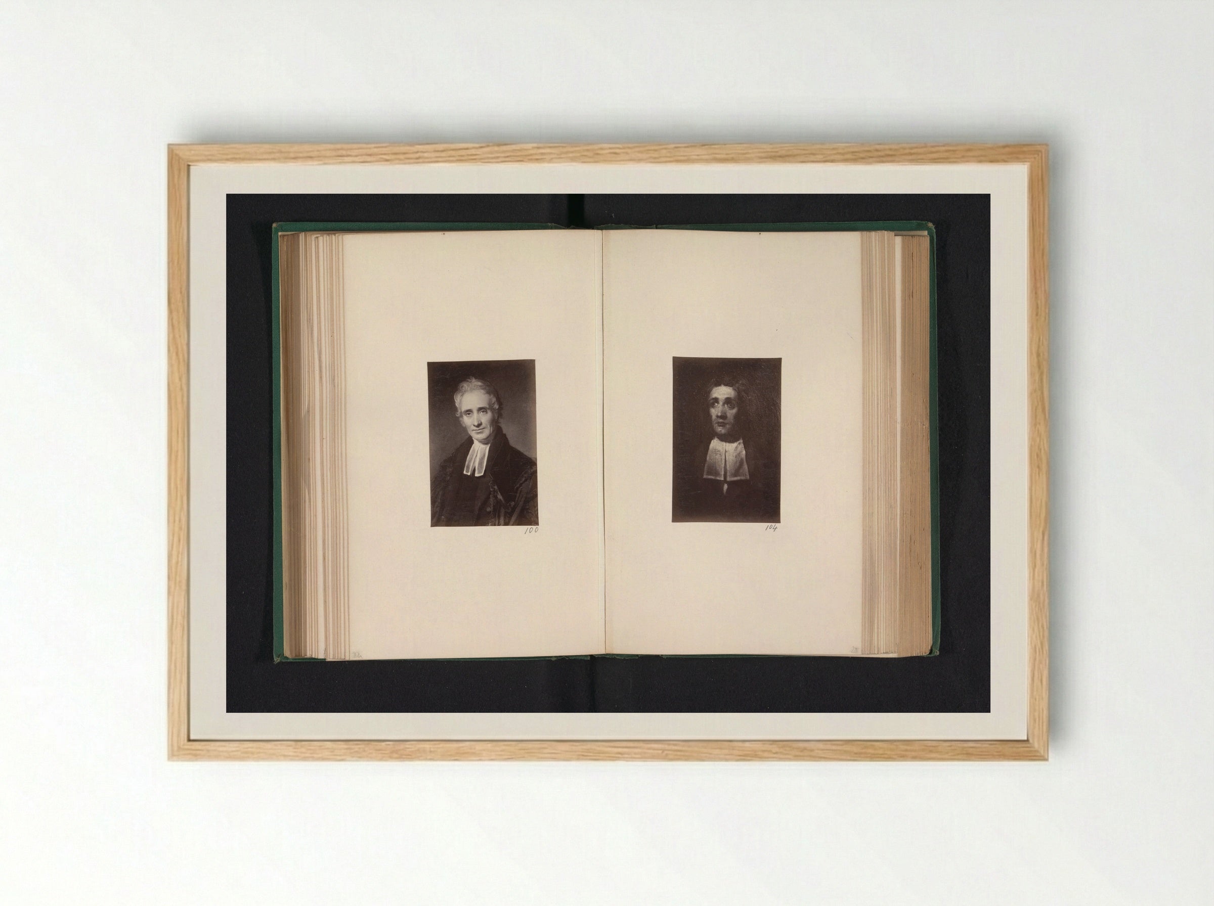 Portrait of Thomas Brown - Thomas Annan - Framed Print Wood