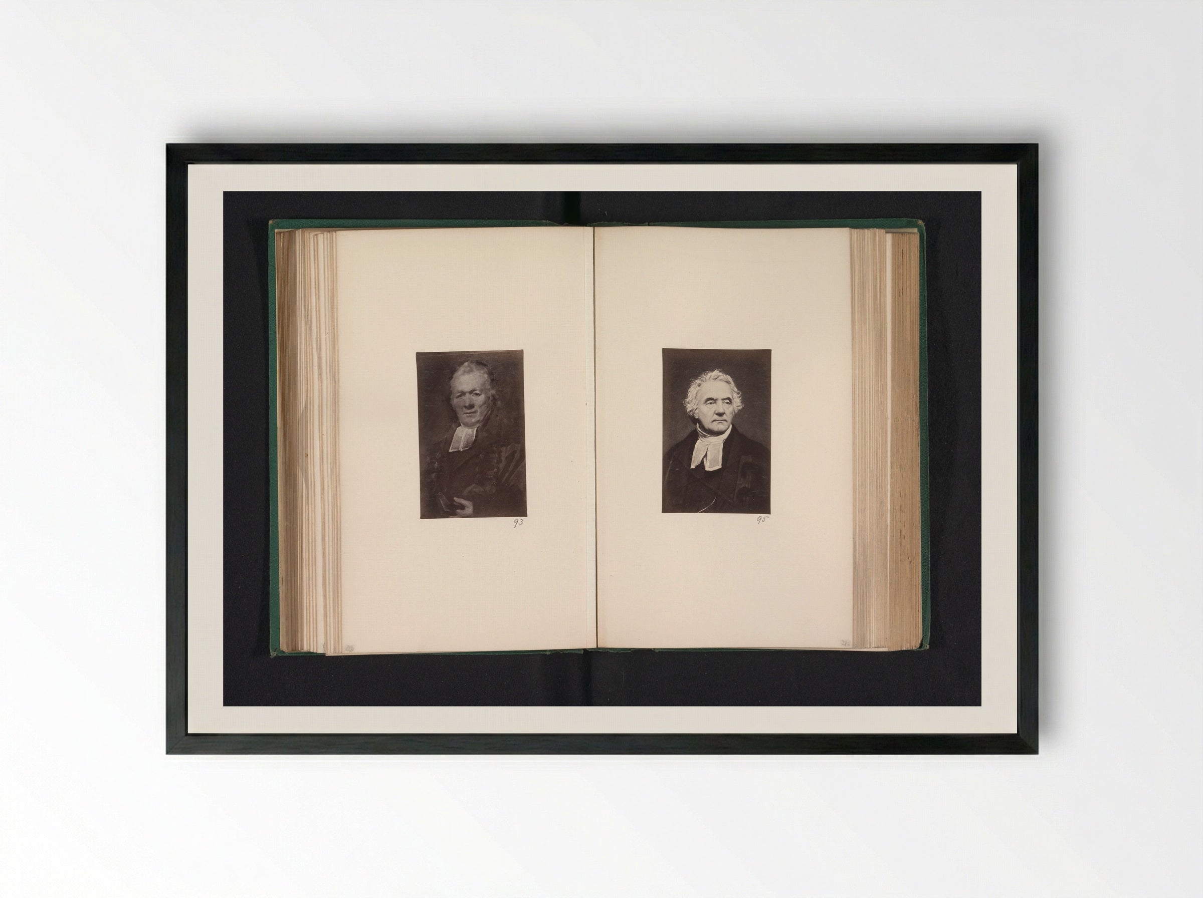 Portrait of Thomas Chalmers - Thomas Annan - Framed Print Black